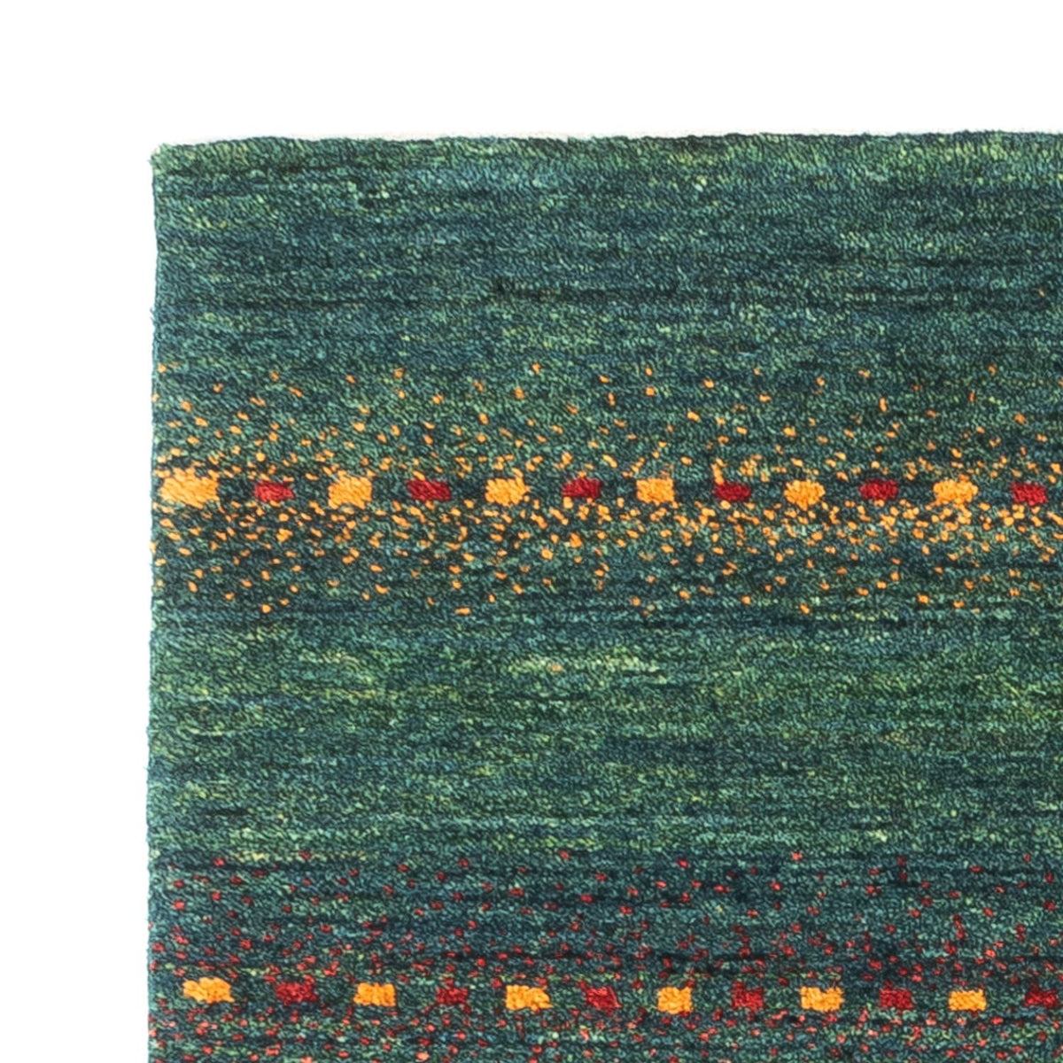Tappeto Gabbeh - Loribaft Persero - 136 x 68 cm - verde