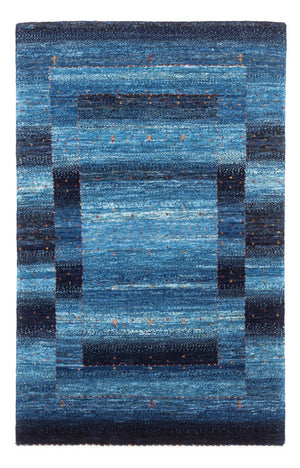 Tappeto Gabbeh - Loribaft Persero - 129 x 84 cm - blu