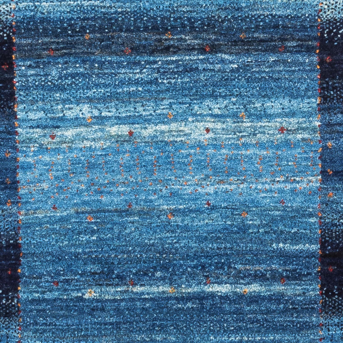 Tappeto Gabbeh - Loribaft Persero - 129 x 84 cm - blu