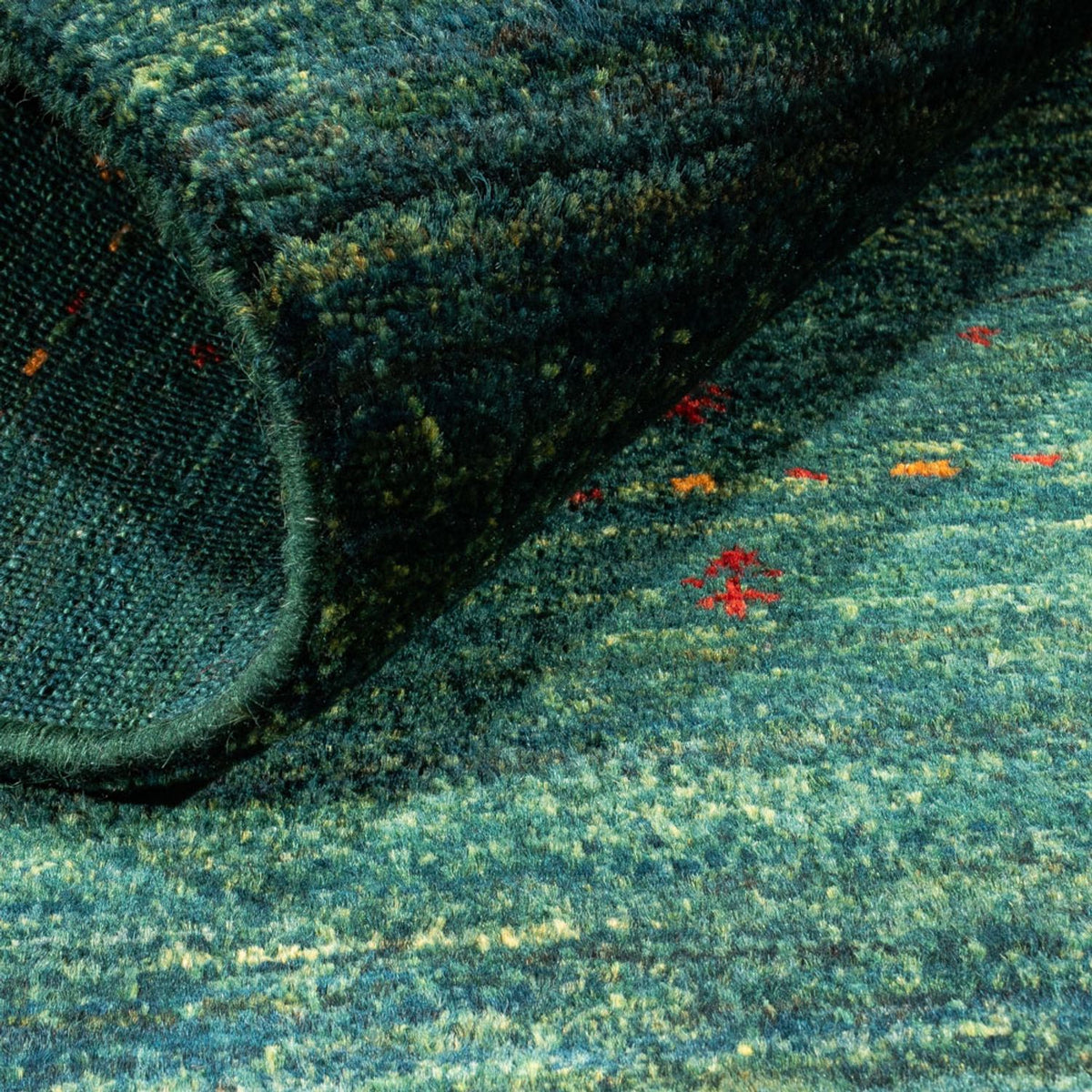 Tappeto Gabbeh - Loribaft Persero - 125 x 82 cm - verde