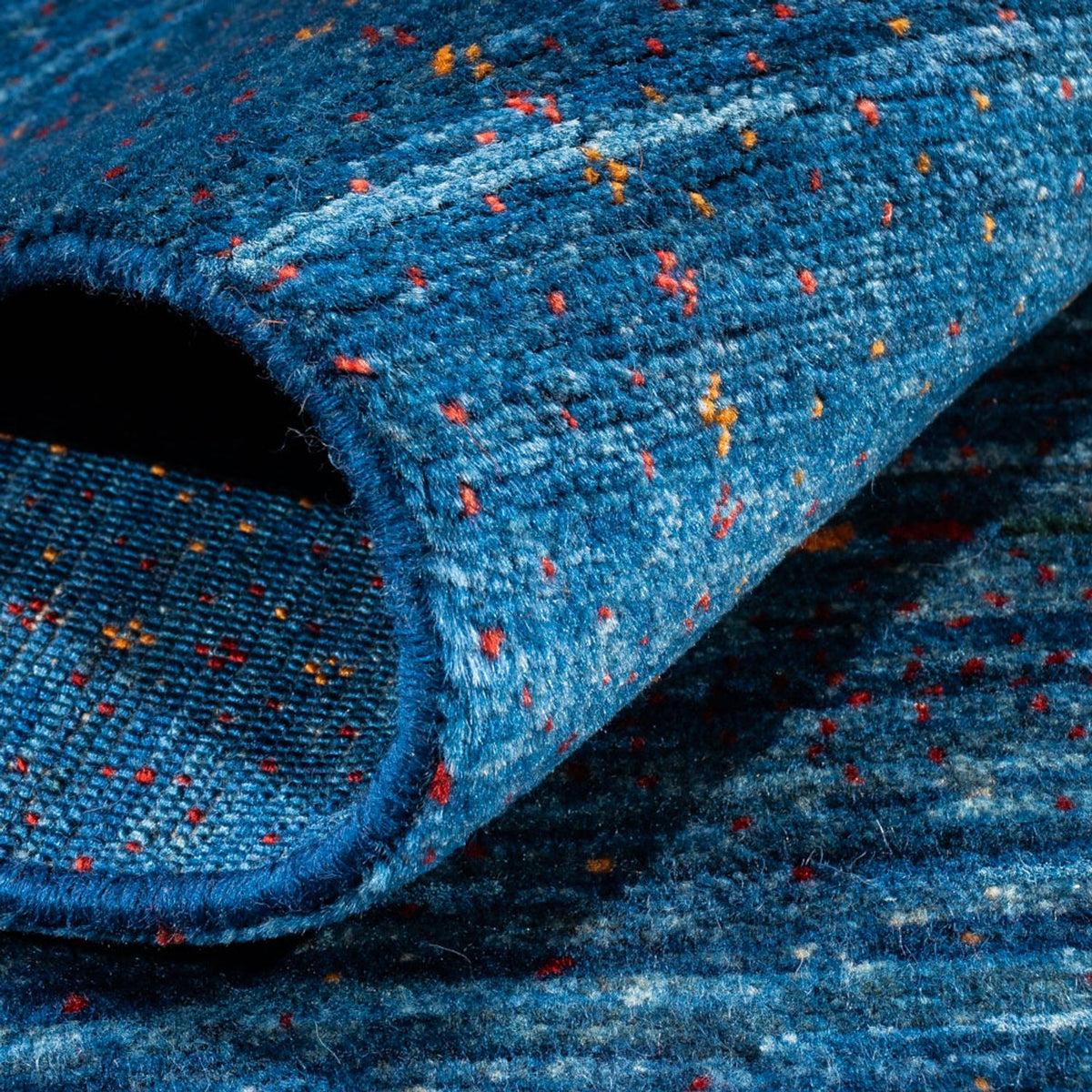 Tappeto Gabbeh - Loribaft Persero - 153 x 85 cm - blu