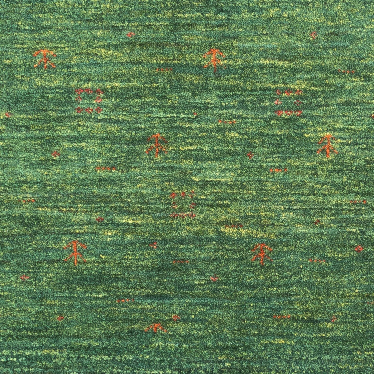 Tappeto Gabbeh - Loribaft Persero - 120 x 76 cm - verde