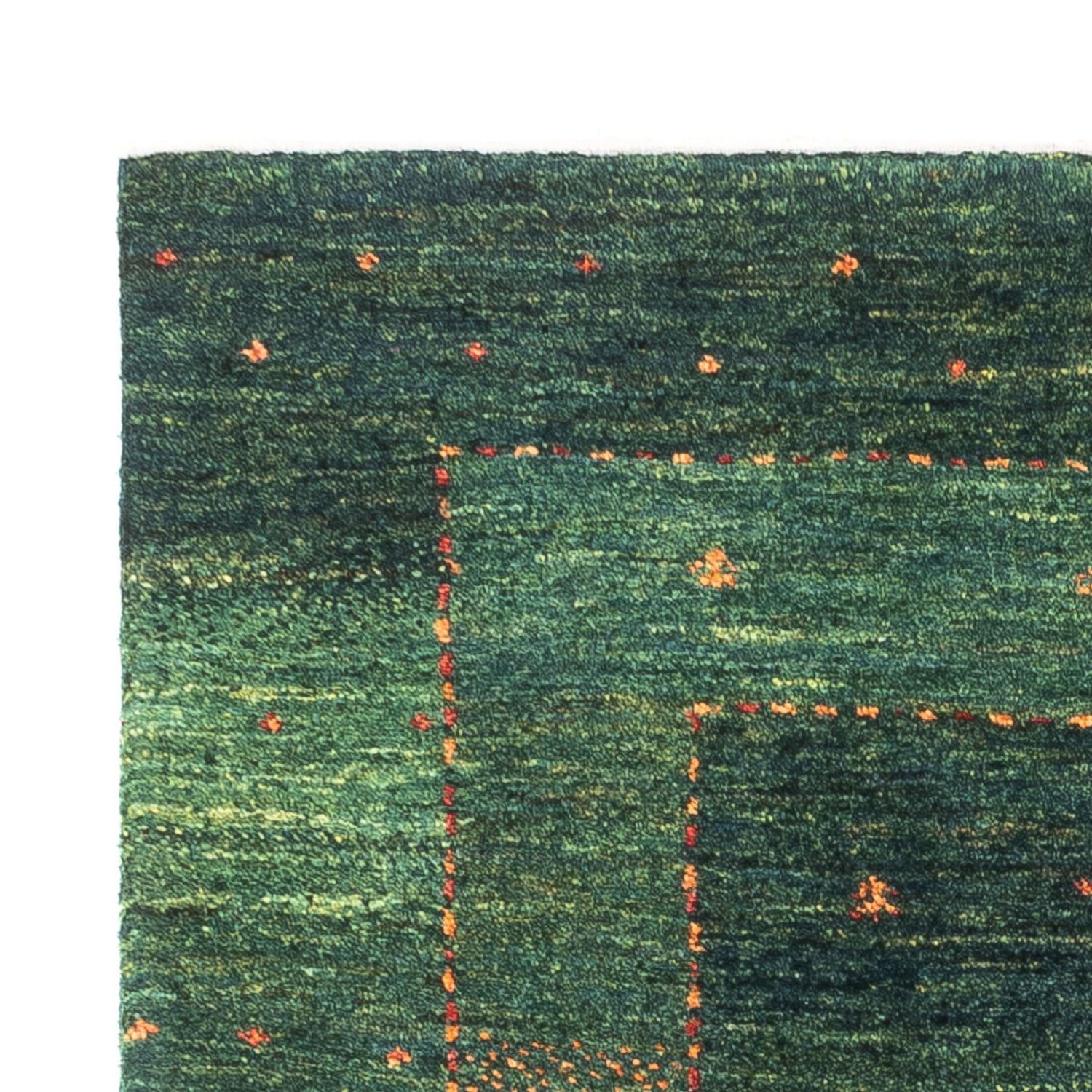 Tappeto Gabbeh - Loribaft Persero - 121 x 85 cm - verde