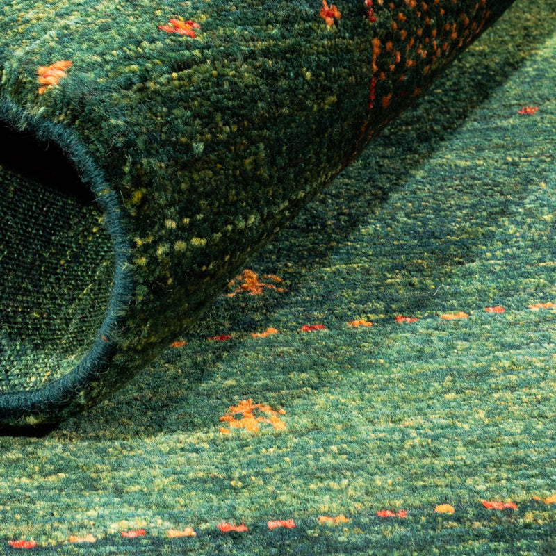 Tappeto Gabbeh - Loribaft Persero - 121 x 85 cm - verde