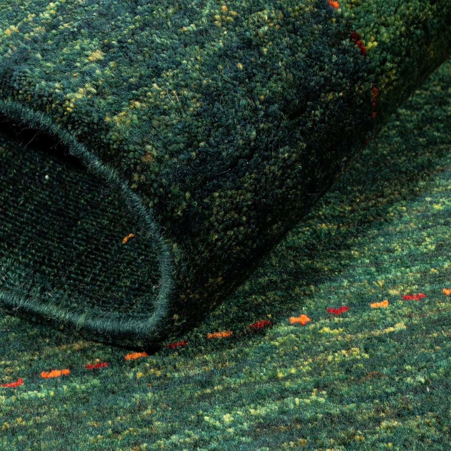 Tappeto Gabbeh - Loribaft Persero - 120 x 80 cm - verde
