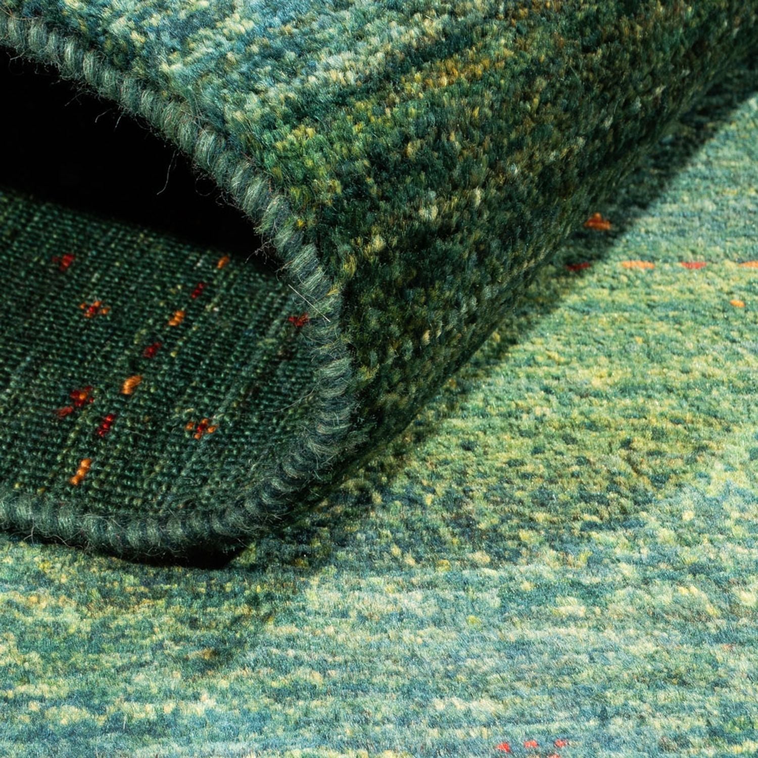 Tappeto Gabbeh - Loribaft Persero - 125 x 85 cm - verde