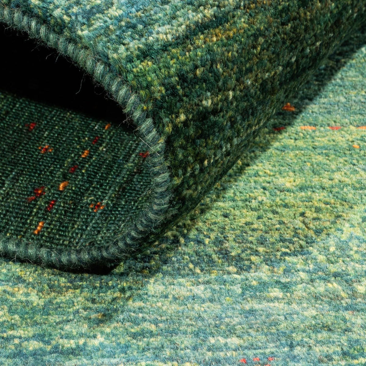 Tappeto Gabbeh - Loribaft Persero - 125 x 85 cm - verde