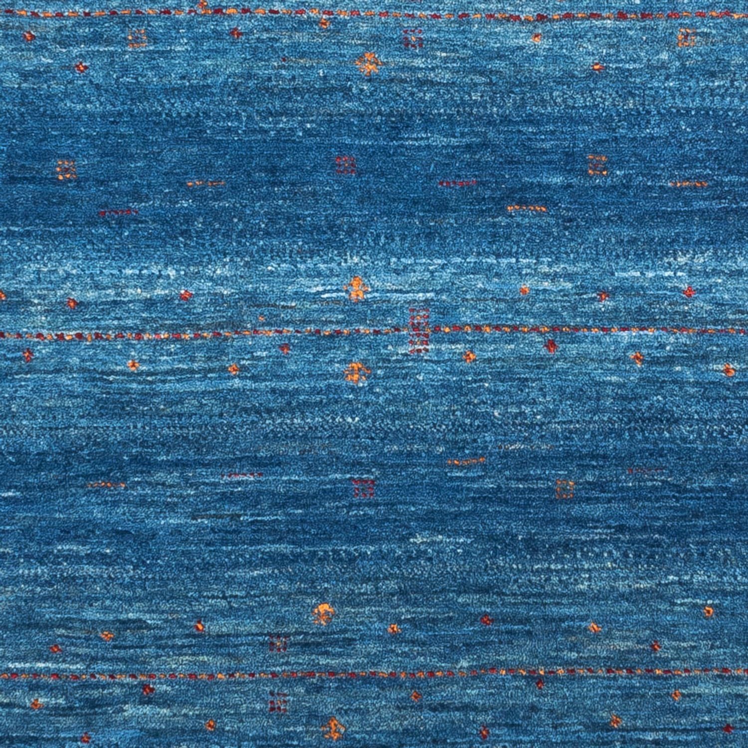 Tappeto Gabbeh - Loribaft Persero - 131 x 85 cm - blu