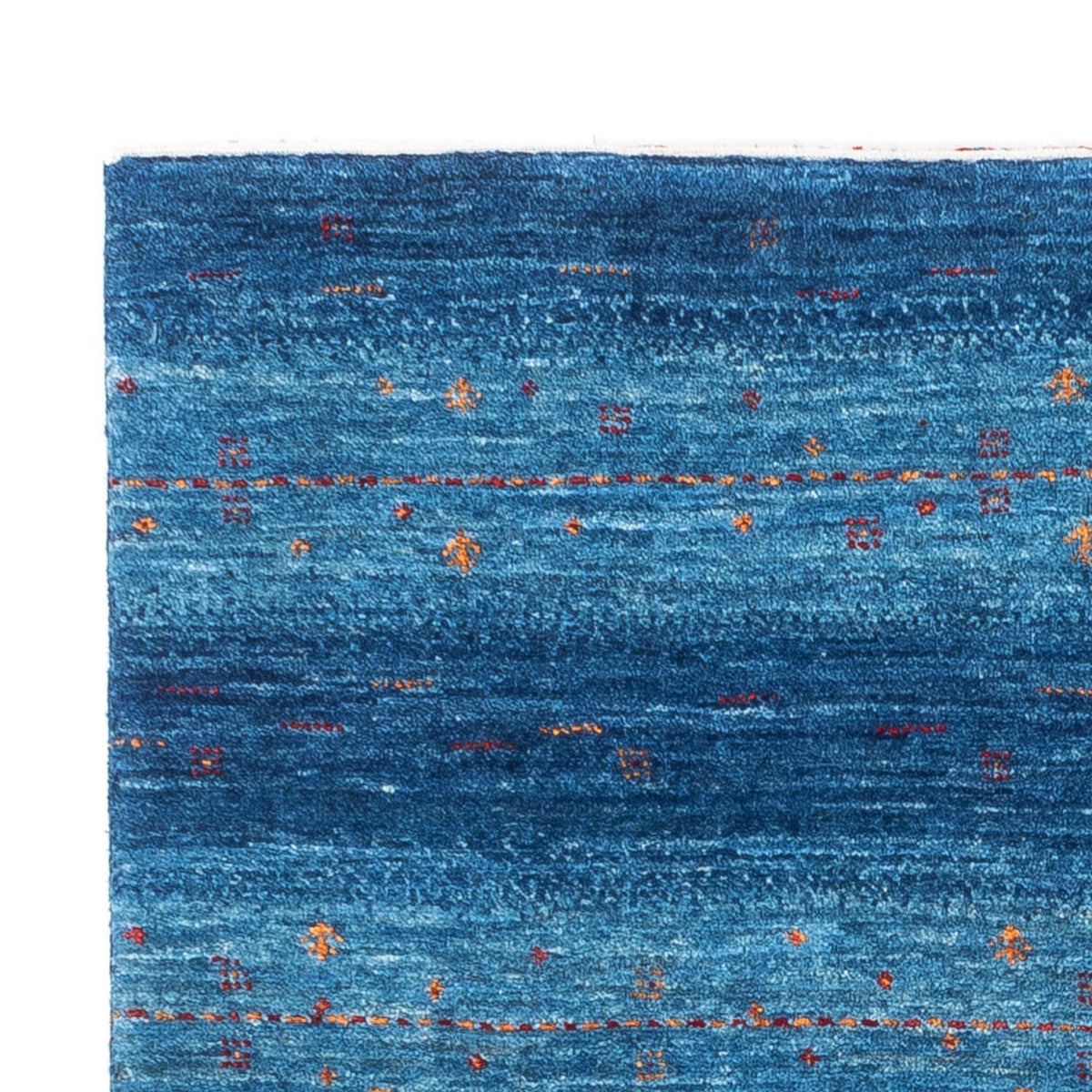 Tappeto Gabbeh - Loribaft Persero - 131 x 85 cm - blu