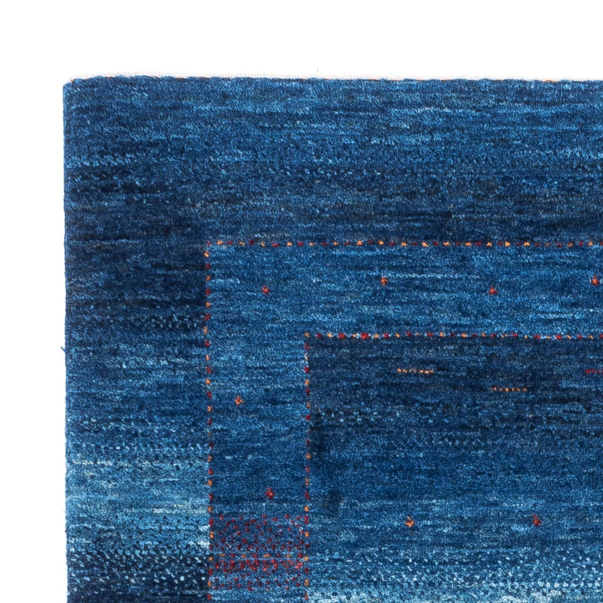 Tappeto Gabbeh - Loribaft Persero - 122 x 91 cm - blu