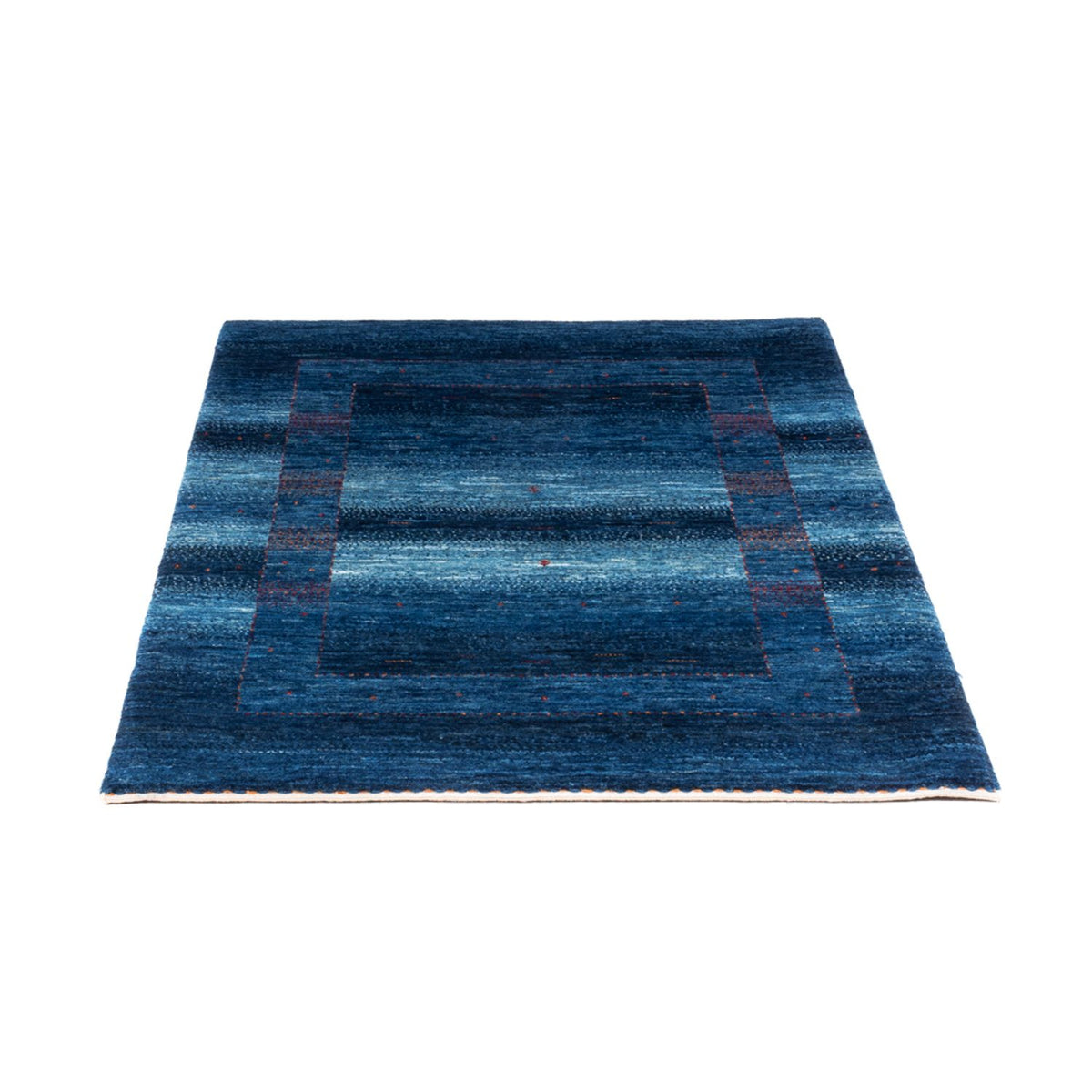 Tappeto Gabbeh - Loribaft Persero - 122 x 91 cm - blu