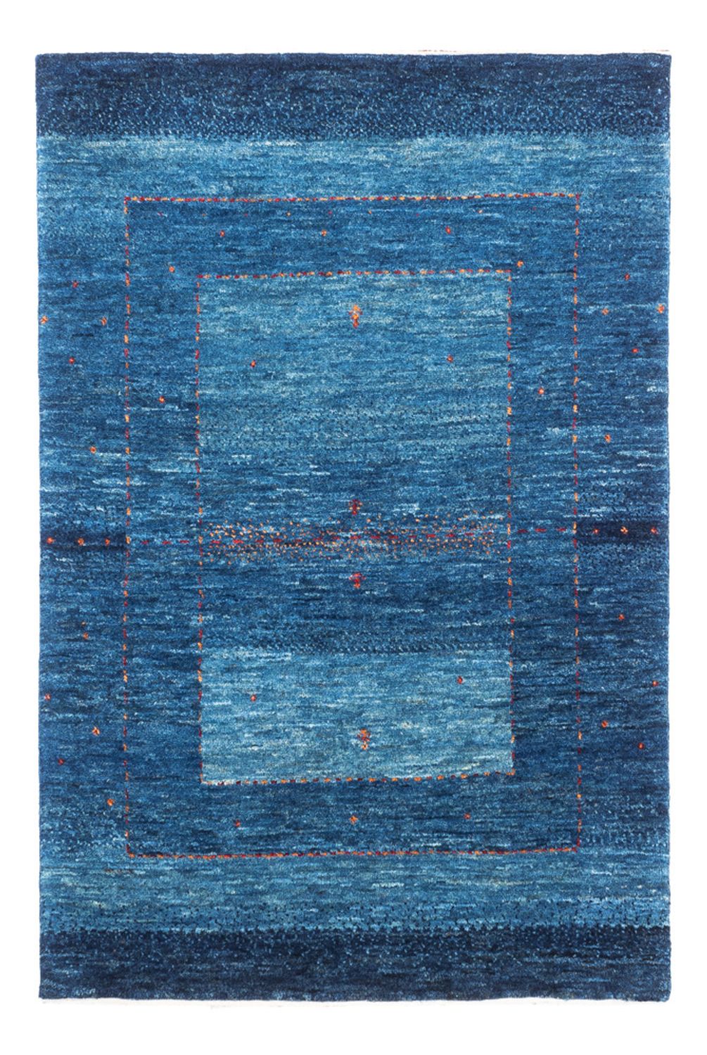 Tappeto Gabbeh - Loribaft Persero - 122 x 83 cm - blu