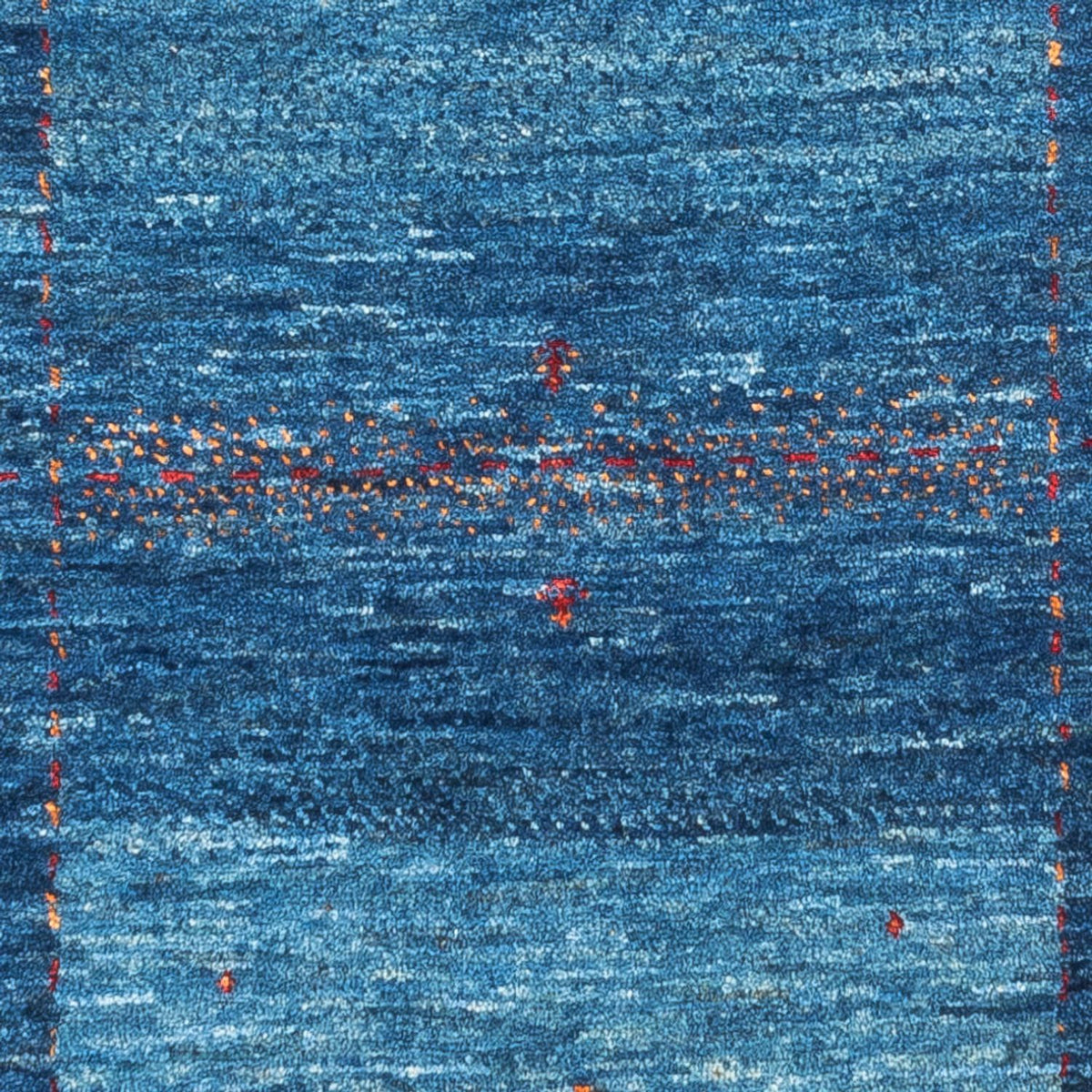 Tappeto Gabbeh - Loribaft Persero - 122 x 83 cm - blu