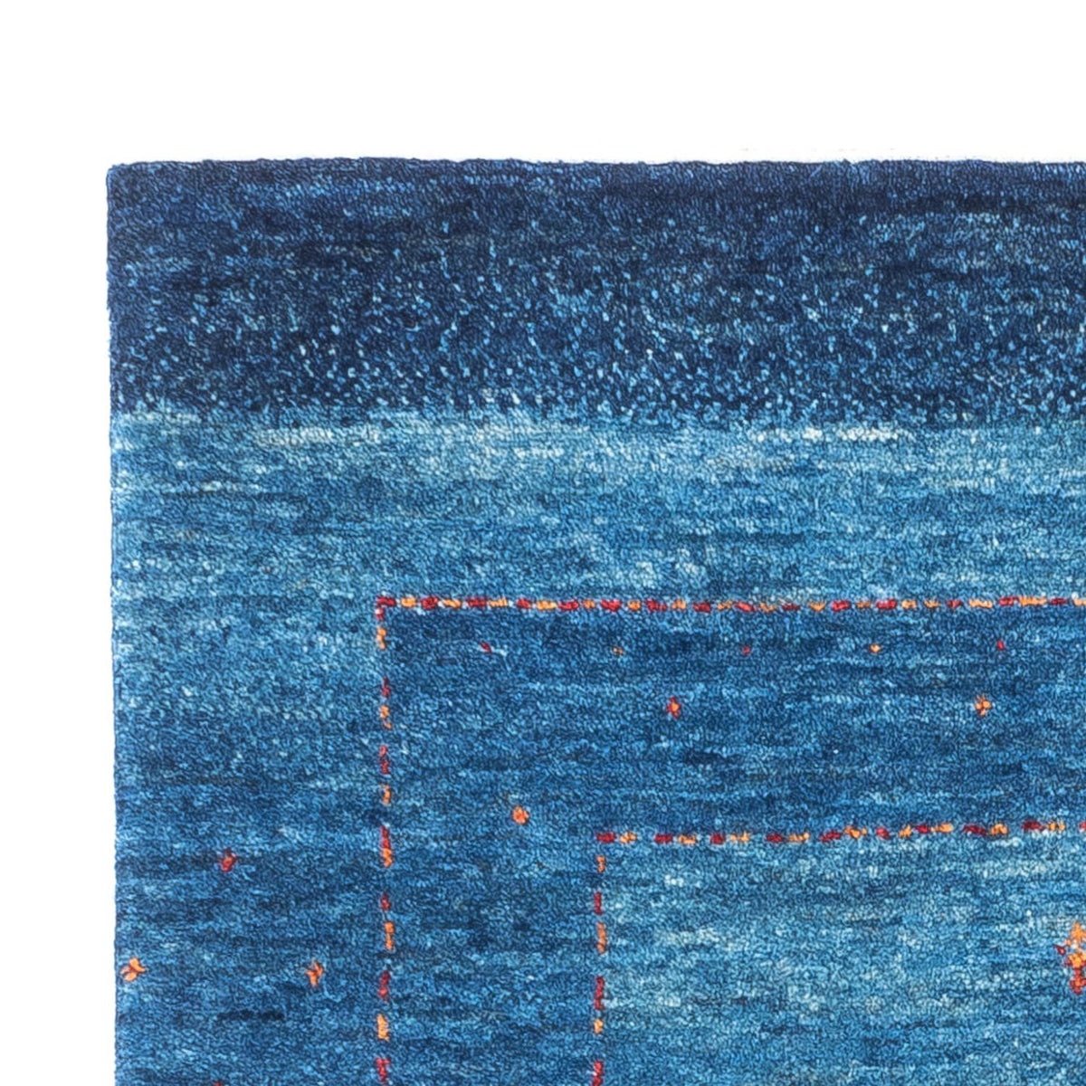 Tappeto Gabbeh - Loribaft Persero - 122 x 83 cm - blu