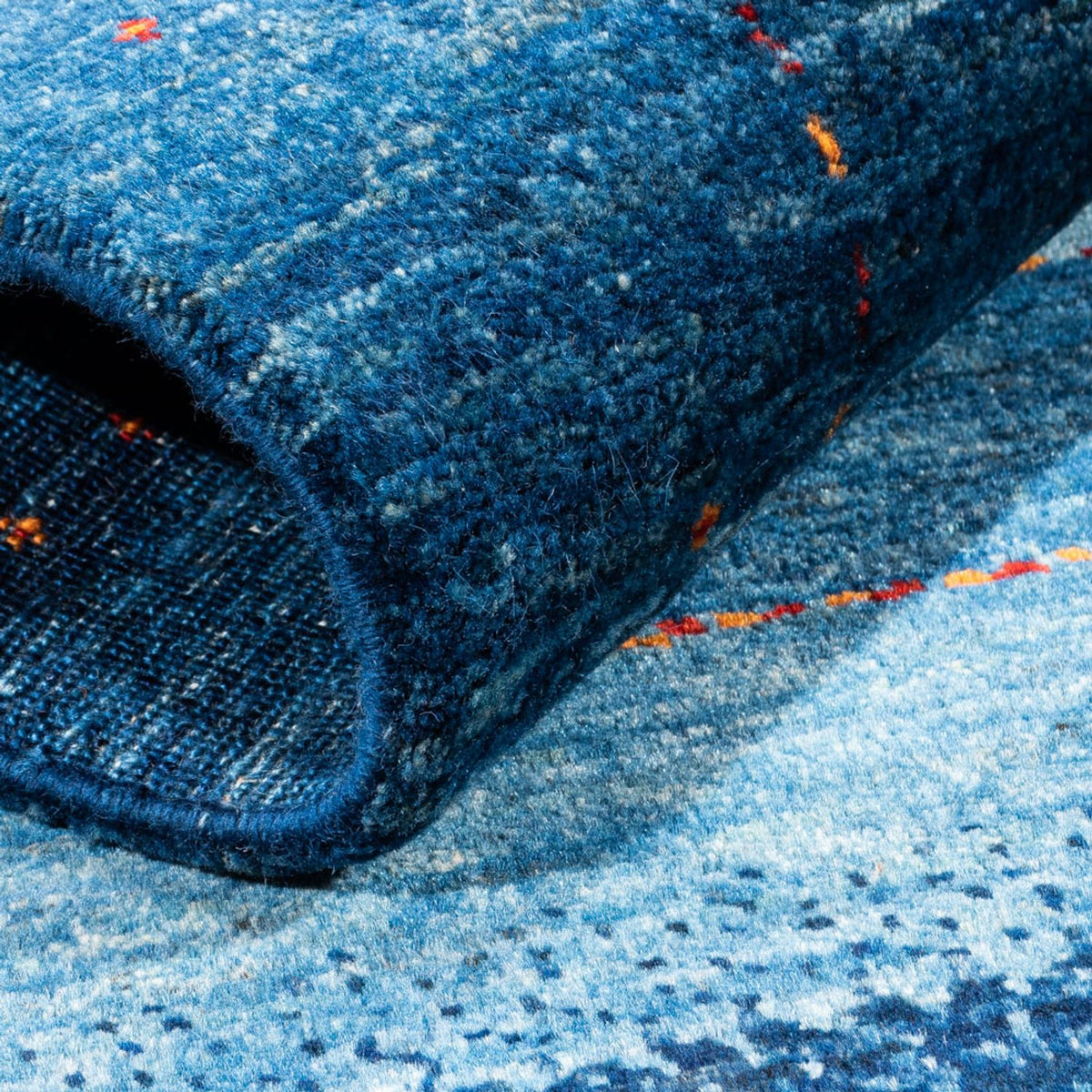 Tappeto Gabbeh - Loribaft Persero - 122 x 83 cm - blu