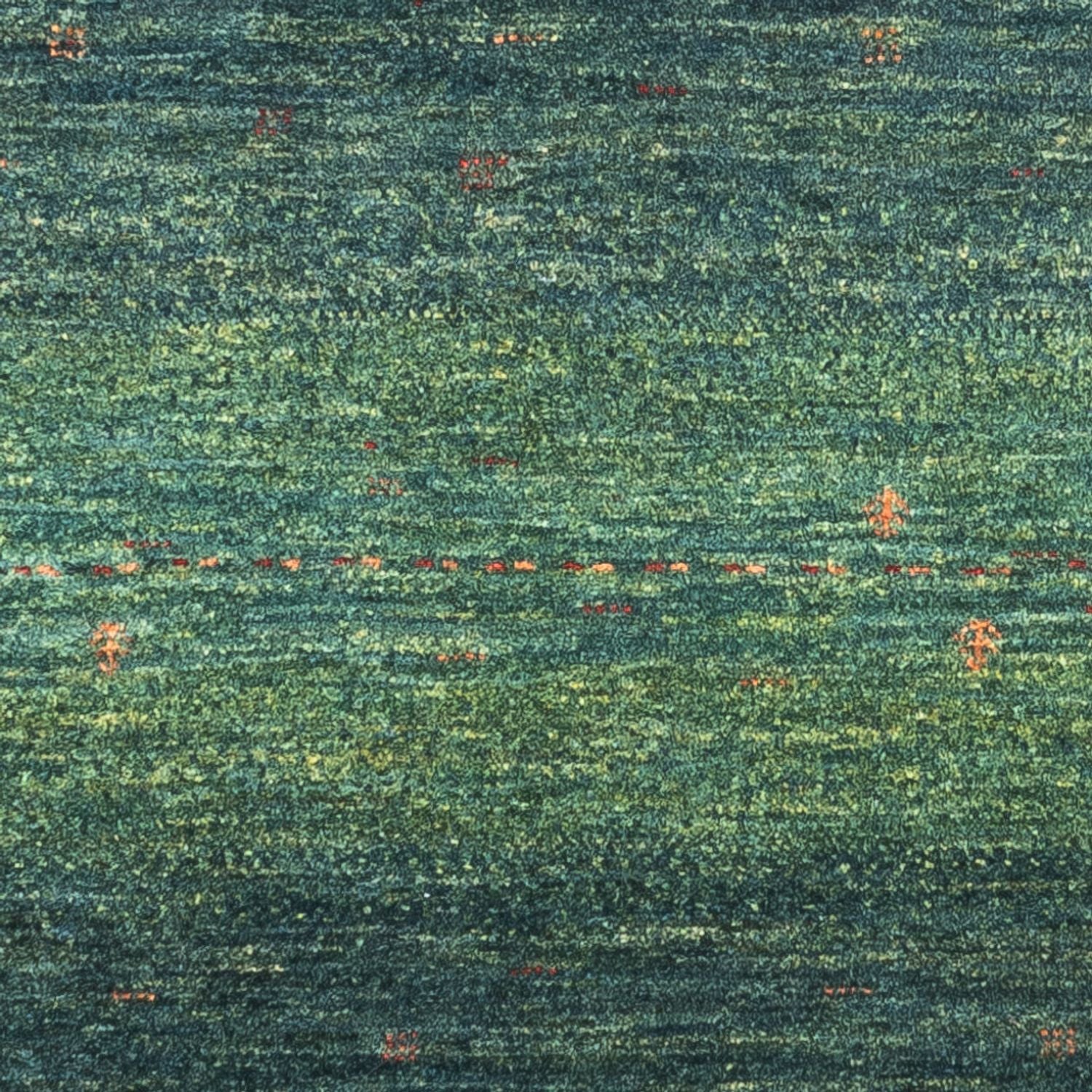 Tappeto Gabbeh - Loribaft Persero - 123 x 78 cm - verde