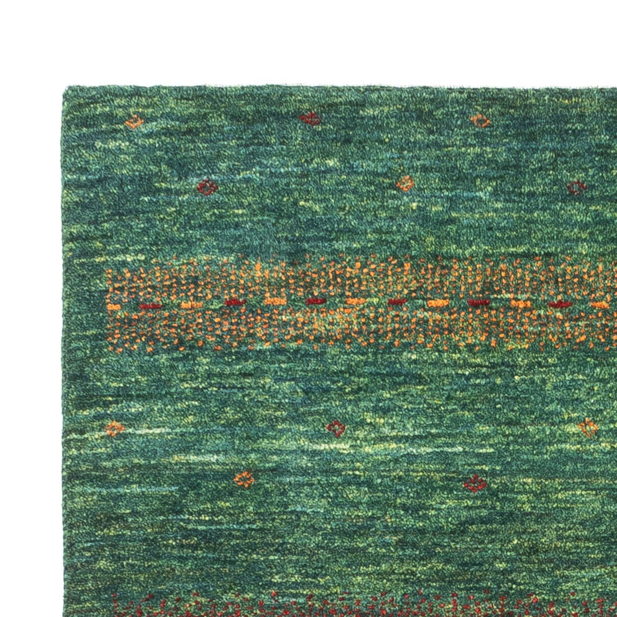 Tappeto Gabbeh - Loribaft Persero - 128 x 82 cm - verde