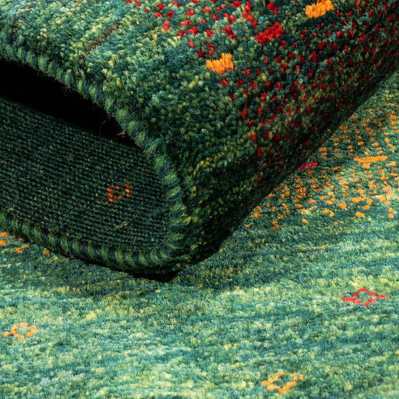 Tappeto Gabbeh - Loribaft Persero - 128 x 82 cm - verde