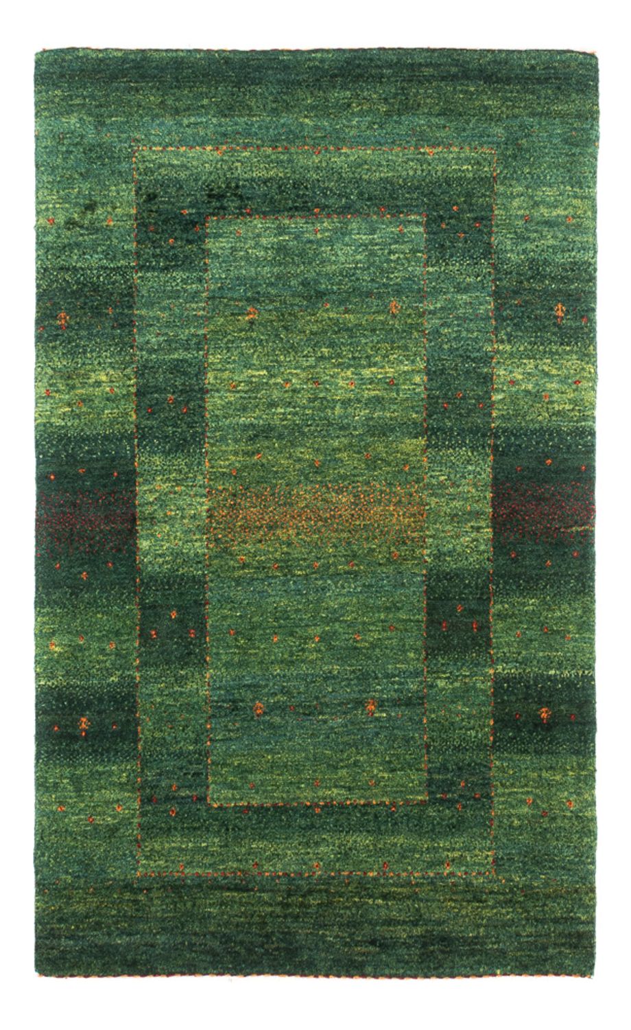 Tappeto Gabbeh - Loribaft Persero - 123 x 79 cm - verde