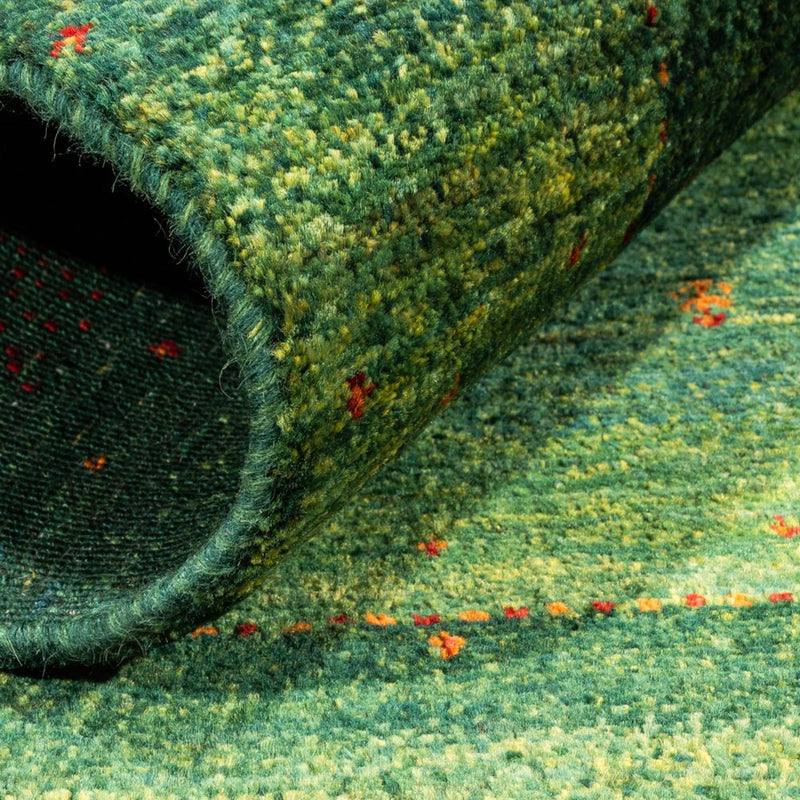 Tappeto Gabbeh - Loribaft Persero - 123 x 79 cm - verde