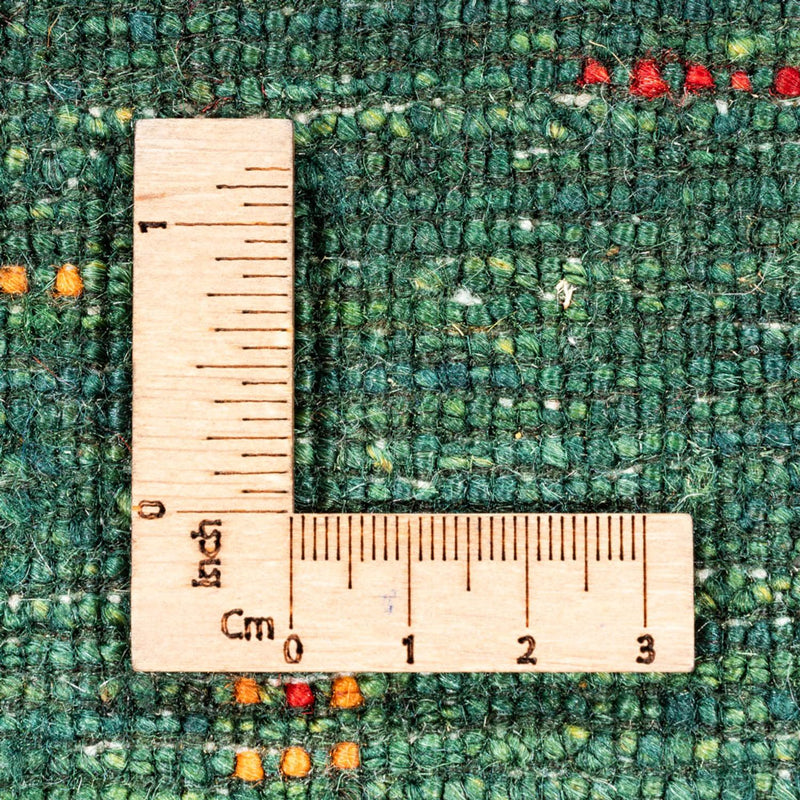 Tappeto Gabbeh - Loribaft Persero - 110 x 82 cm - verde