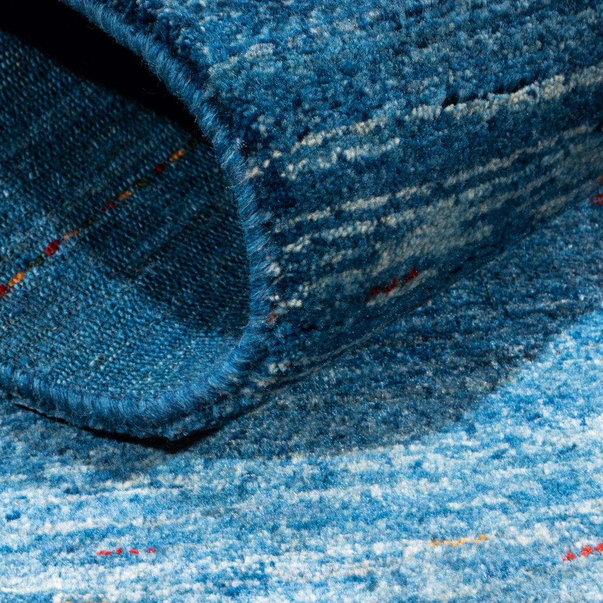 Tappeto Gabbeh - Loribaft Persero - 132 x 84 cm - blu