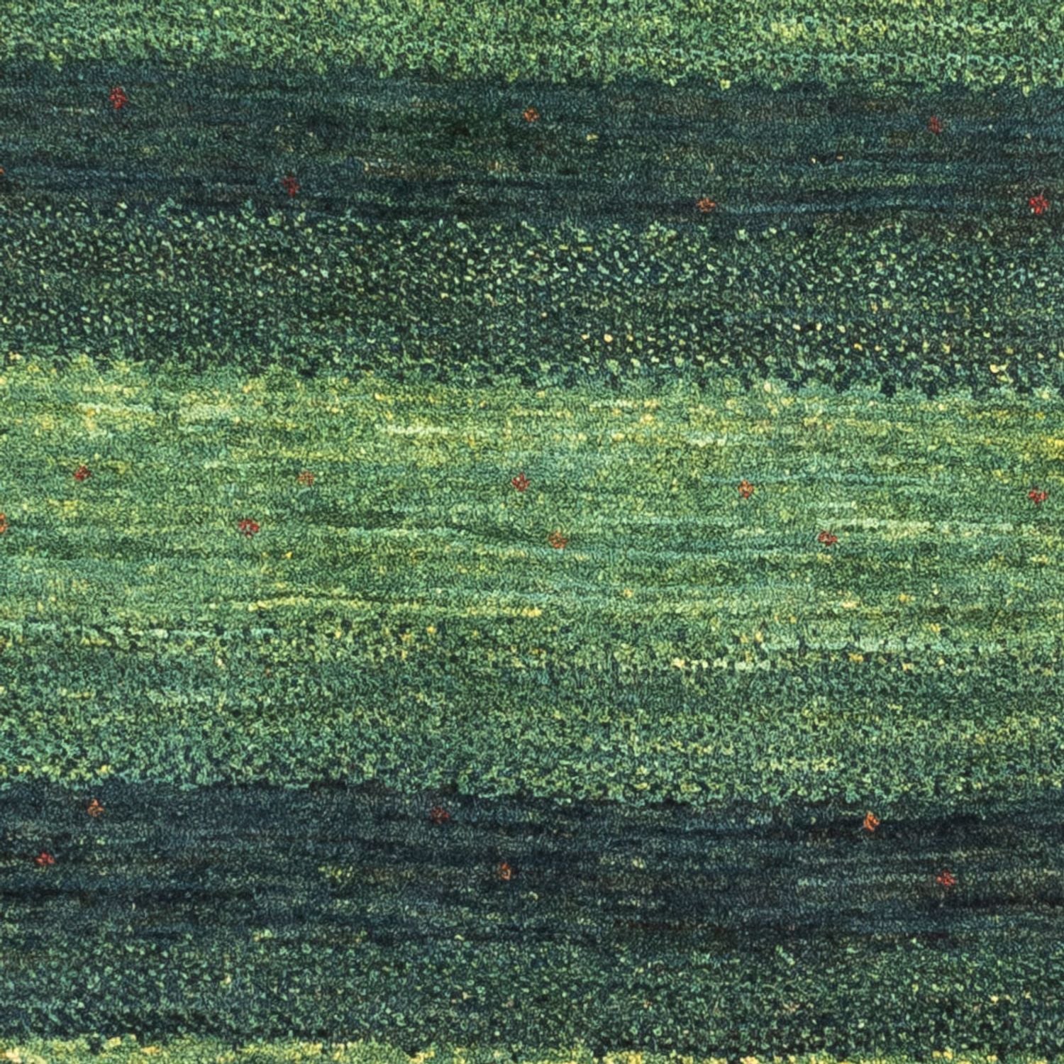 Tappeto Gabbeh - Loribaft Persero - 110 x 86 cm - verde