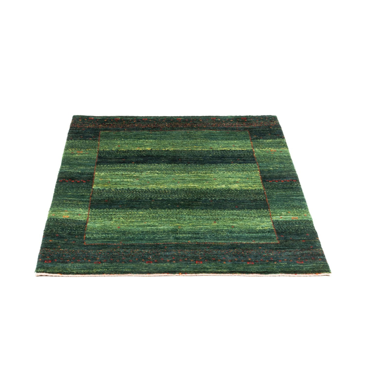 Tappeto Gabbeh - Loribaft Persero - 110 x 86 cm - verde