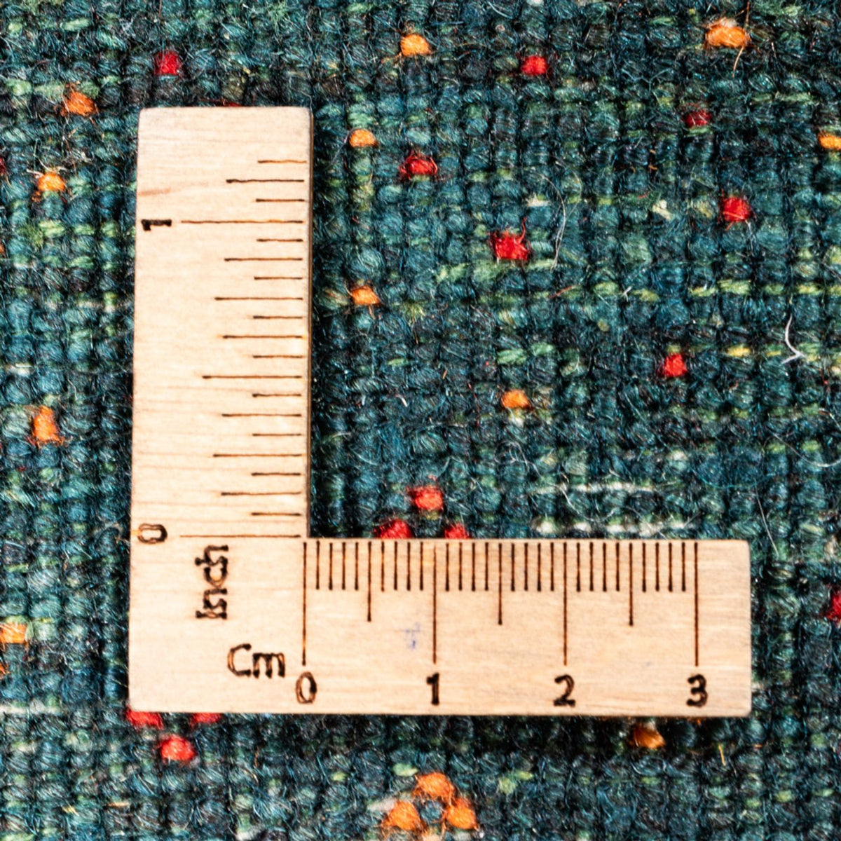 Tappeto Gabbeh - Loribaft Persero - 110 x 86 cm - verde