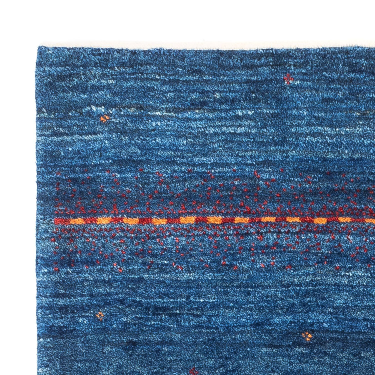 Tappeto Gabbeh - Loribaft Persero - 136 x 85 cm - blu