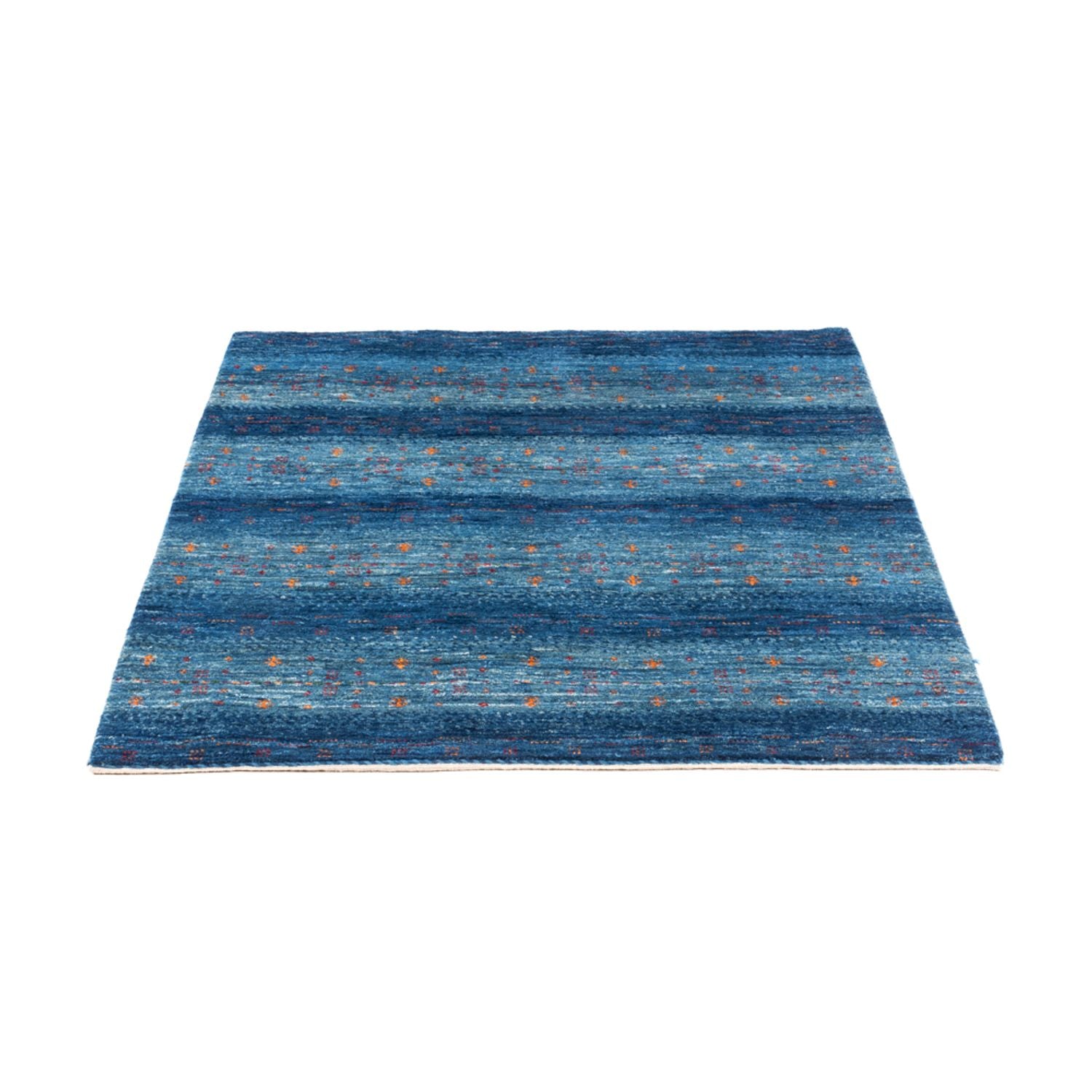 Tappeto Gabbeh - Loribaft Persero - 112 x 100 cm - blu