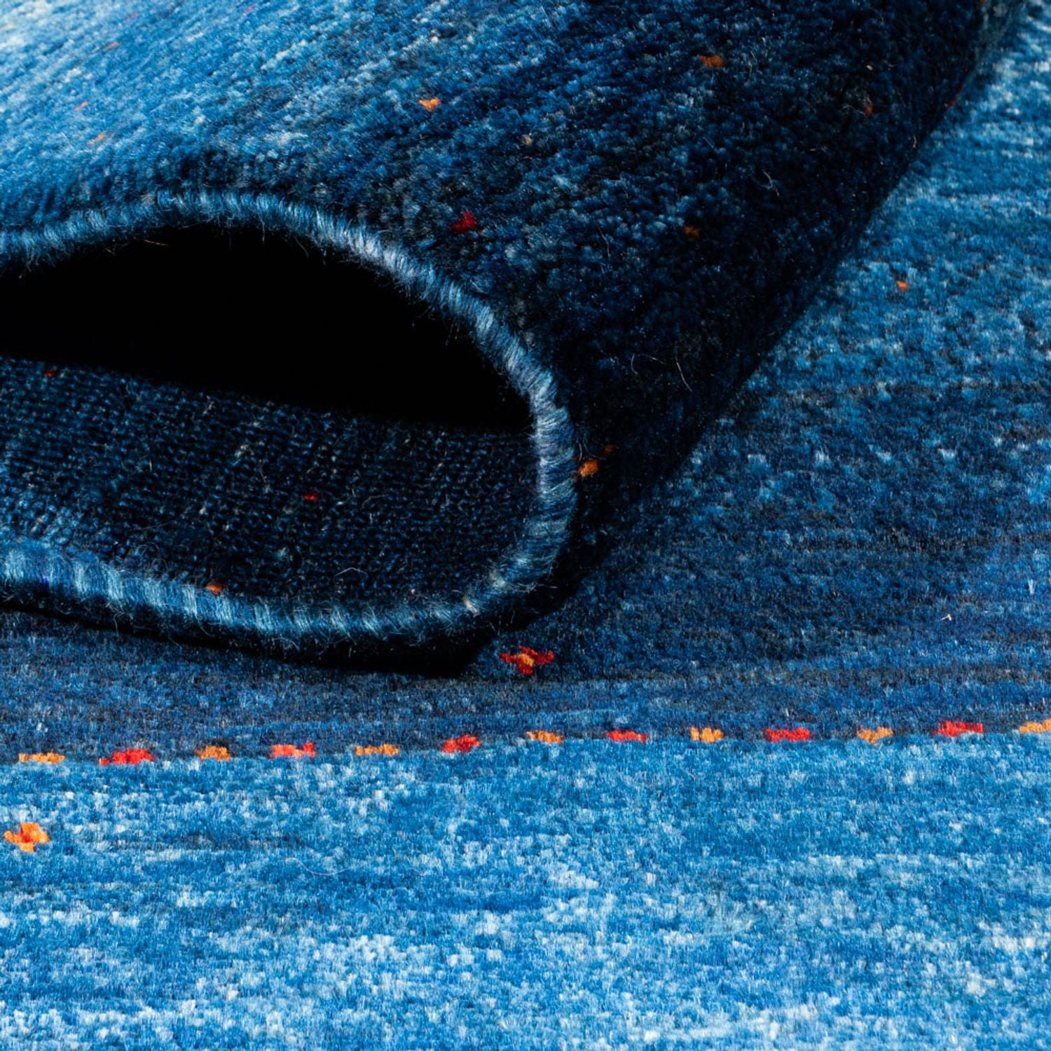 Tappeto Gabbeh - Loribaft Persero - 190 x 128 cm - blu