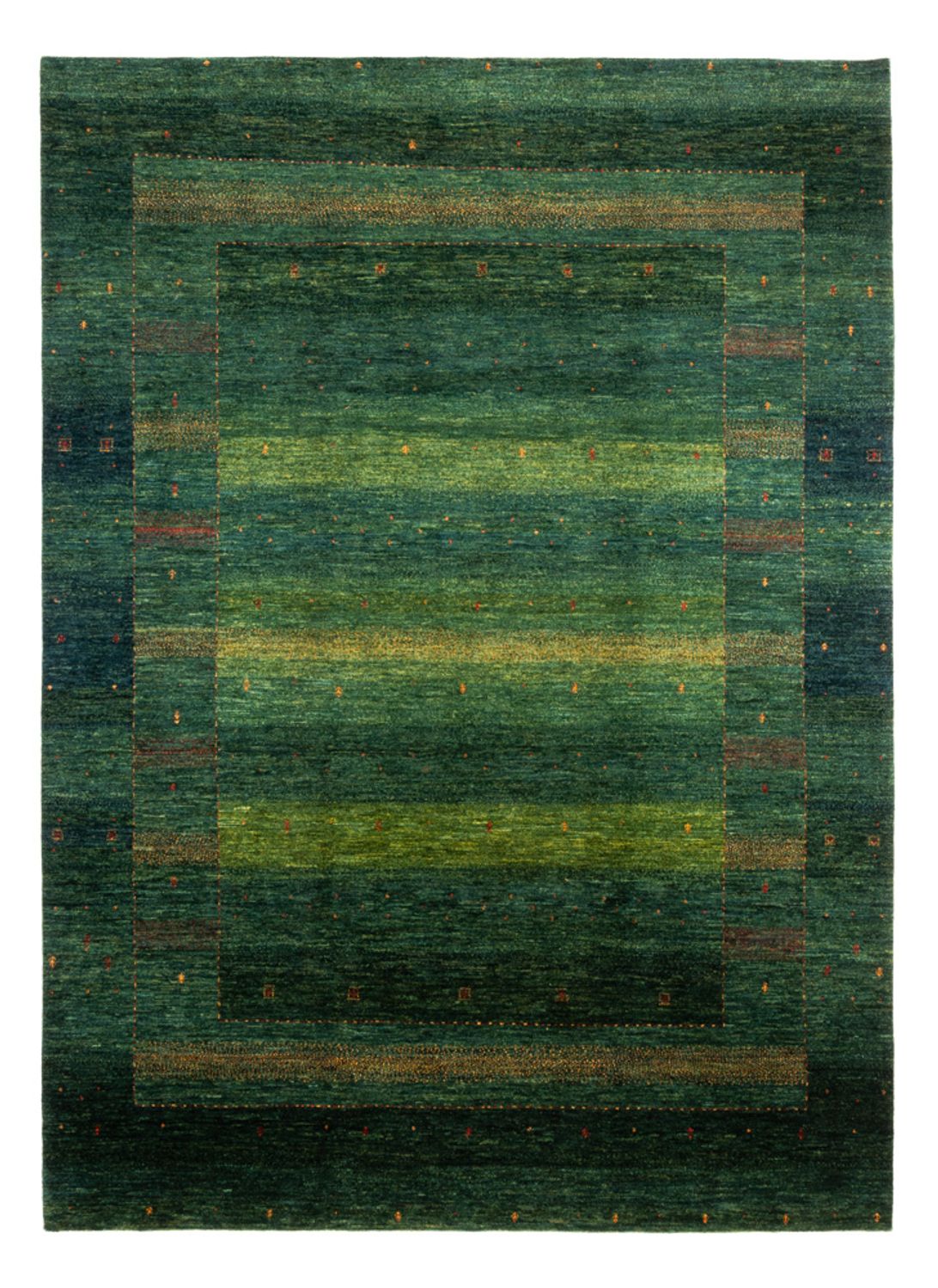 Tappeto Gabbeh - Loribaft Persero - 314 x 233 cm - verde