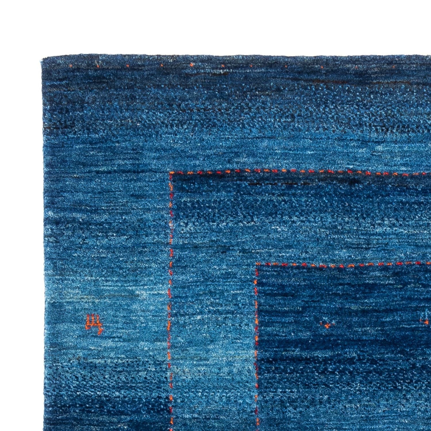 Tappeto Gabbeh - Loribaft Persero - 181 x 128 cm - blu