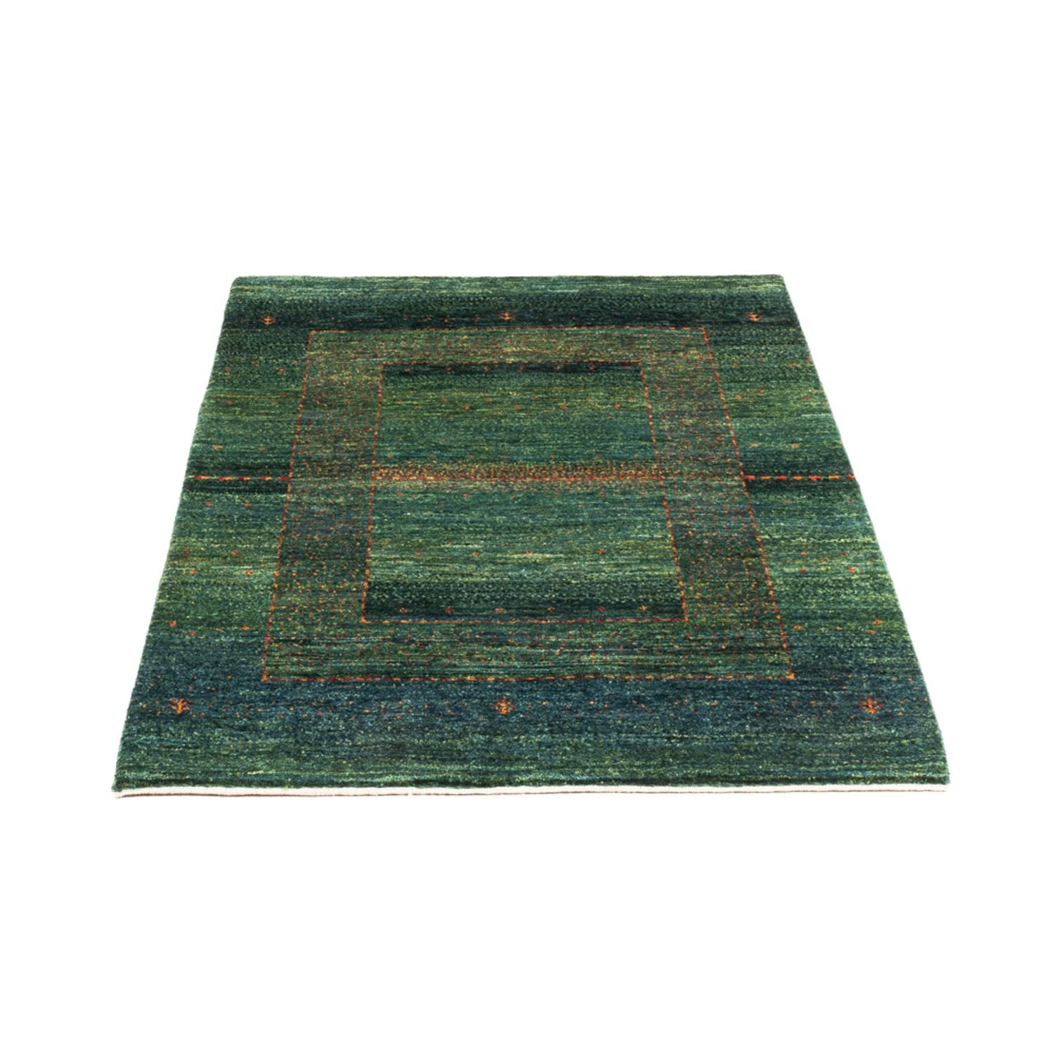 Tappeto Gabbeh - Loribaft Persero - 111 x 83 cm - verde