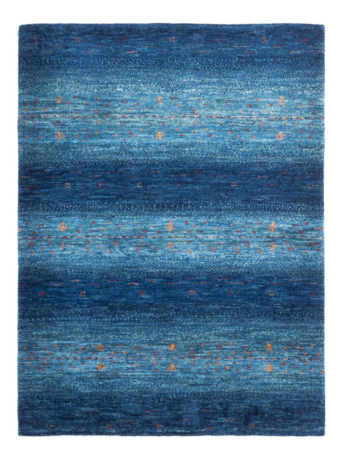 Tappeto Gabbeh - Loribaft Persero - 116 x 92 cm - blu