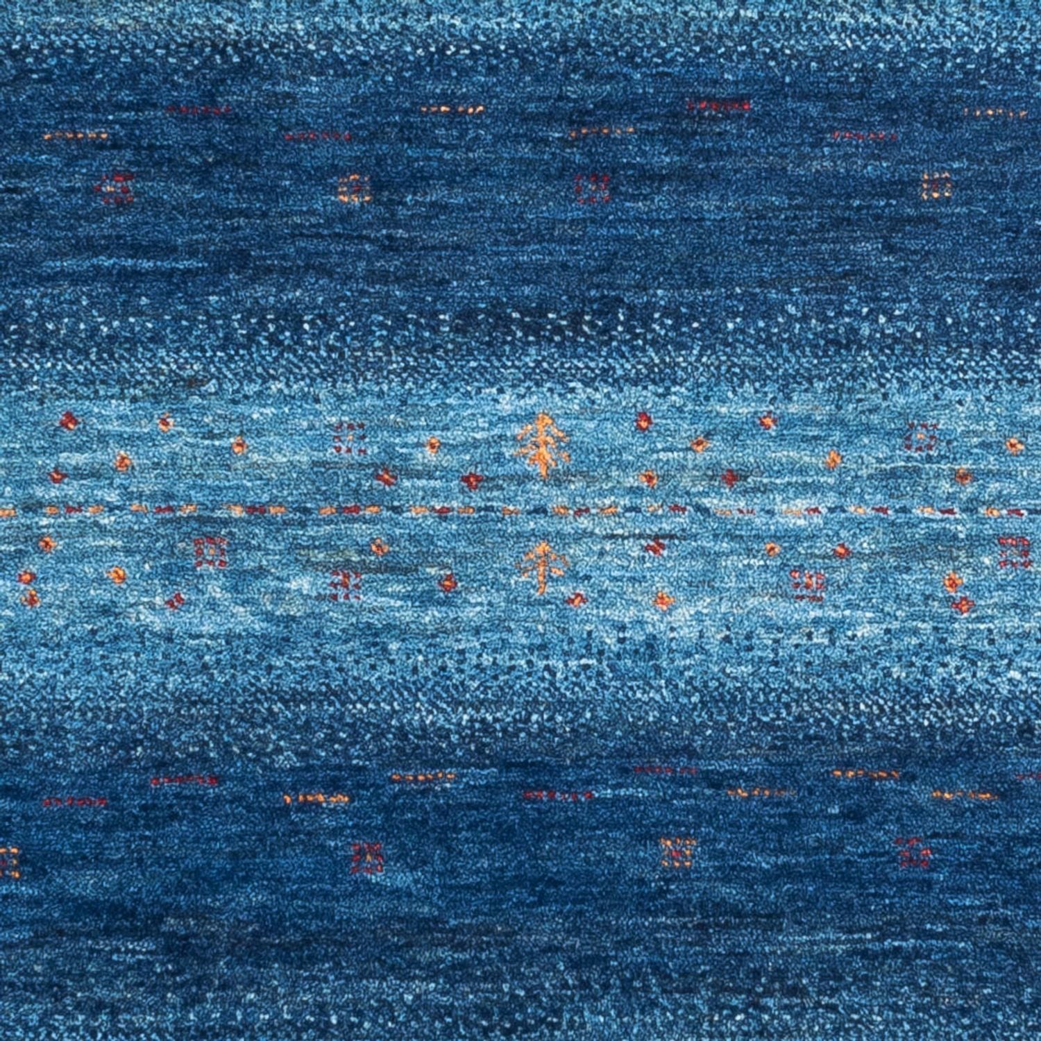 Tappeto Gabbeh - Loribaft Persero - 116 x 92 cm - blu