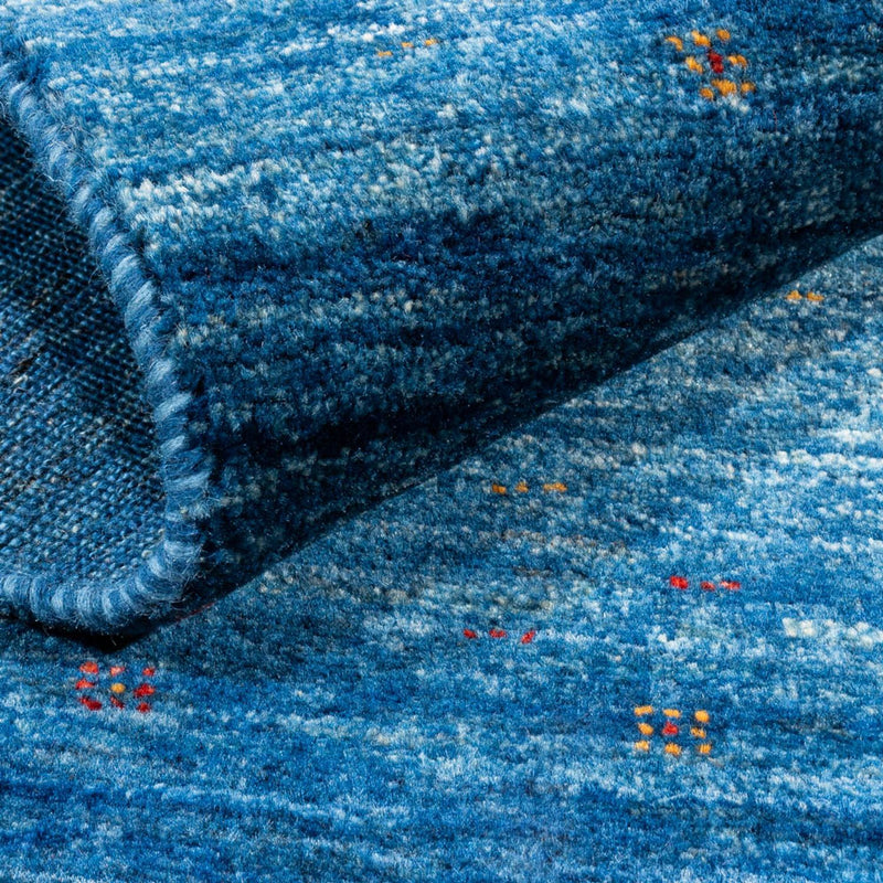 Tappeto Gabbeh - Loribaft Persero - 135 x 84 cm - blu