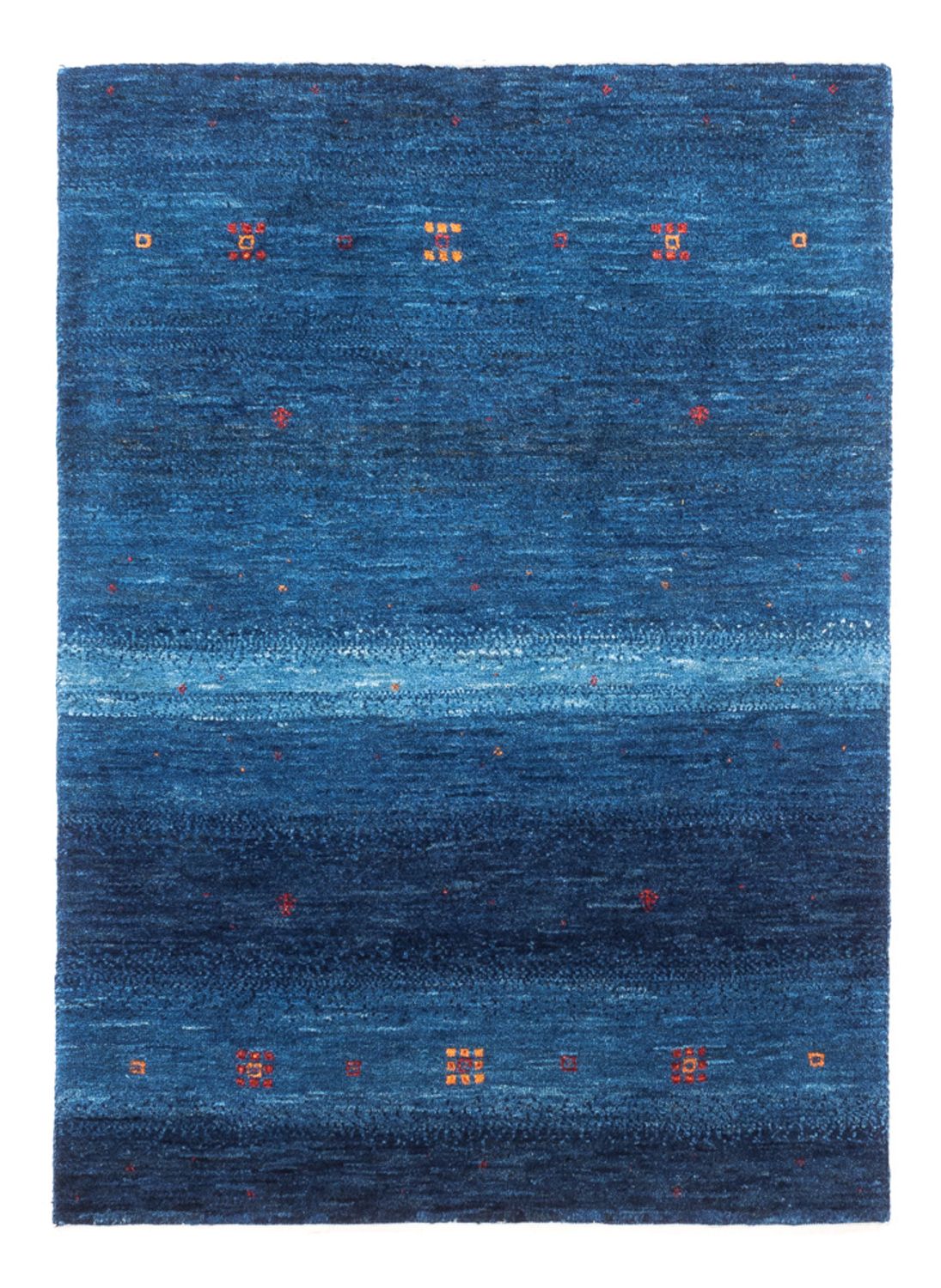 Tappeto Gabbeh - Loribaft Persero - 110 x 80 cm - blu
