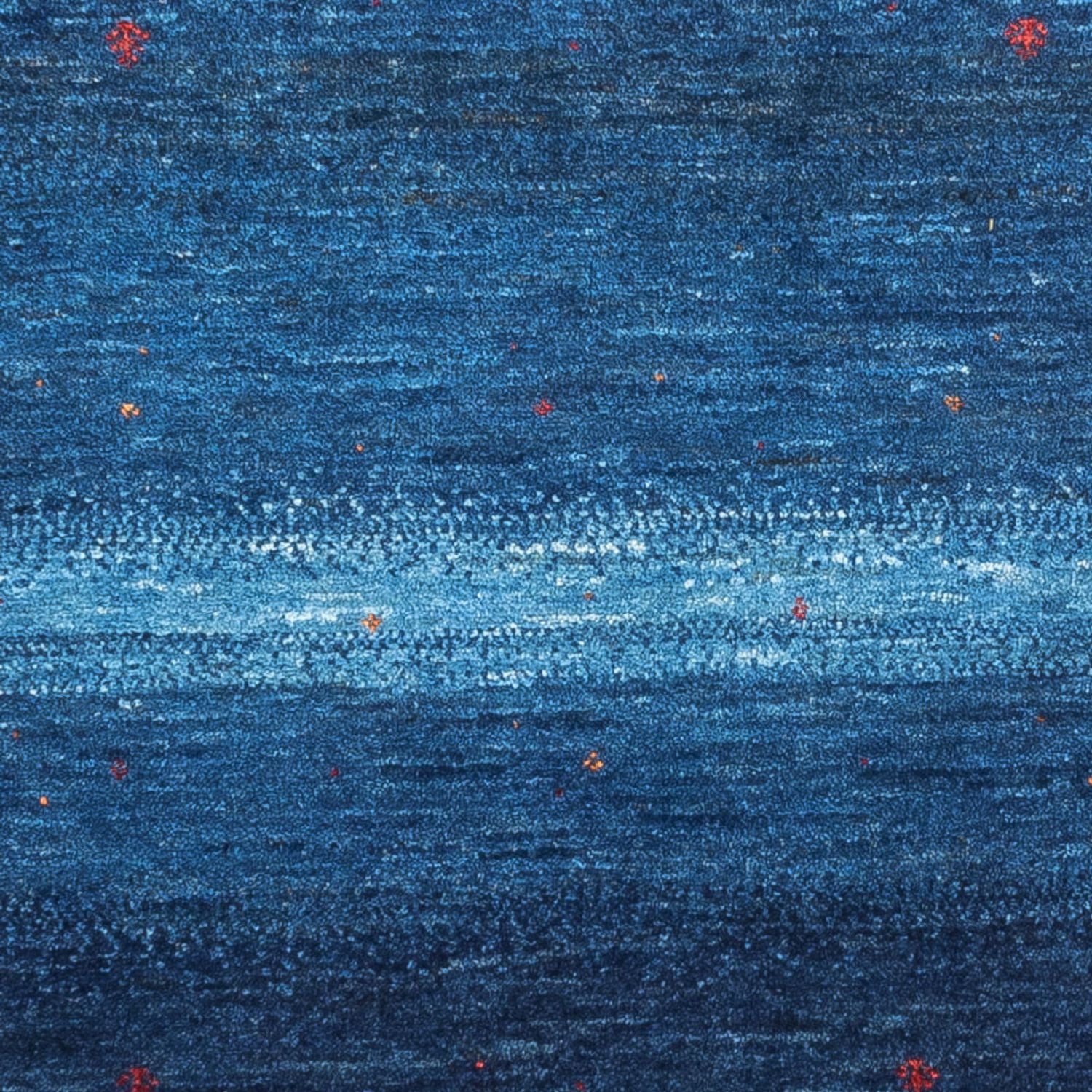 Tappeto Gabbeh - Loribaft Persero - 110 x 80 cm - blu