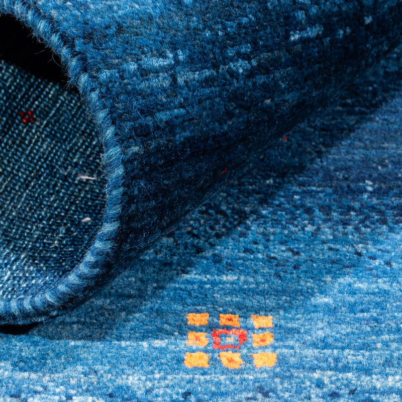 Tappeto Gabbeh - Loribaft Persero - 110 x 80 cm - blu