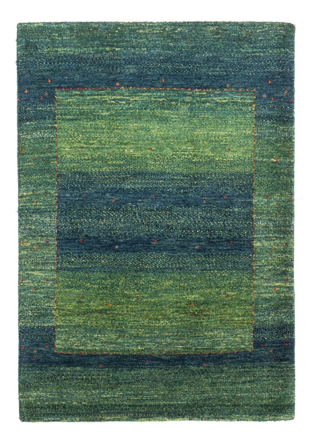 Tappeto Gabbeh - Loribaft Persero - 123 x 85 cm - verde