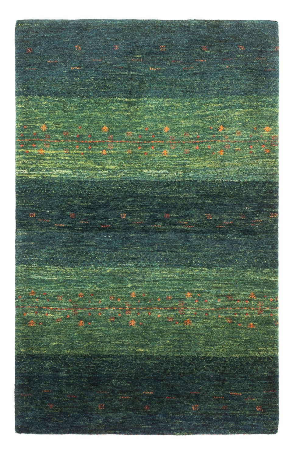 Tappeto Gabbeh - Loribaft Persero - 130 x 85 cm - verde