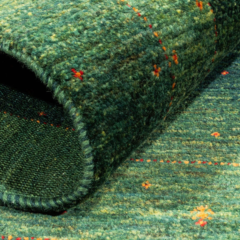 Tappeto Gabbeh - Loribaft Persero - 127 x 86 cm - verde
