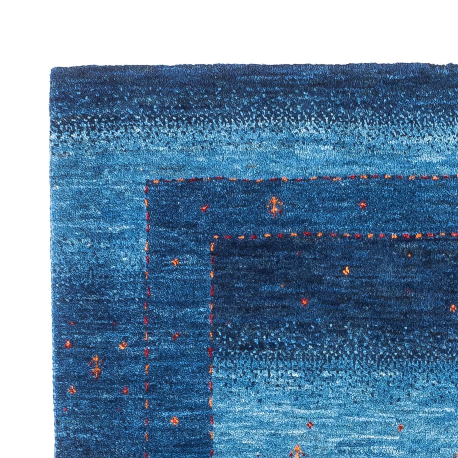 Tappeto Gabbeh - Loribaft Persero - 135 x 93 cm - blu