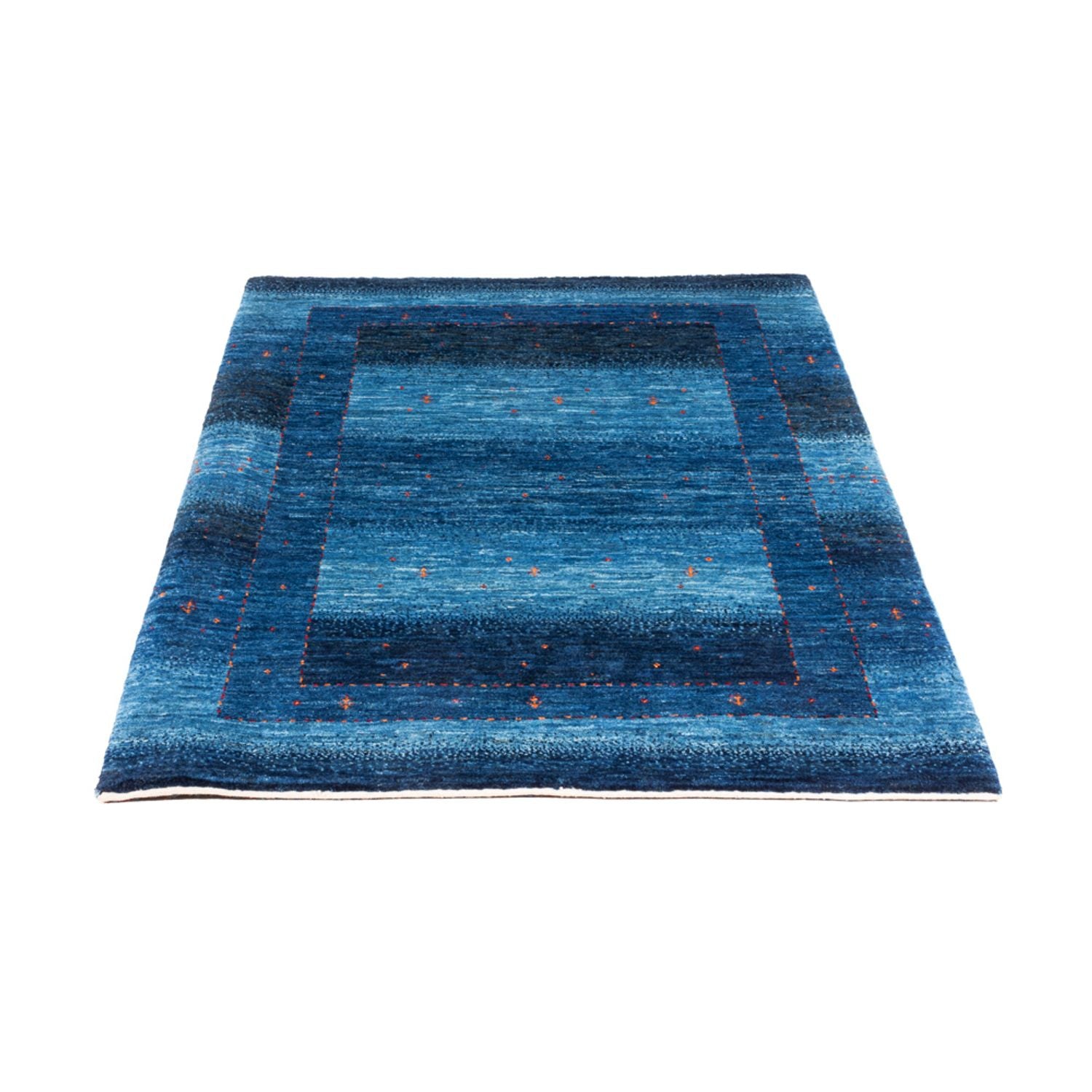 Tappeto Gabbeh - Loribaft Persero - 135 x 93 cm - blu