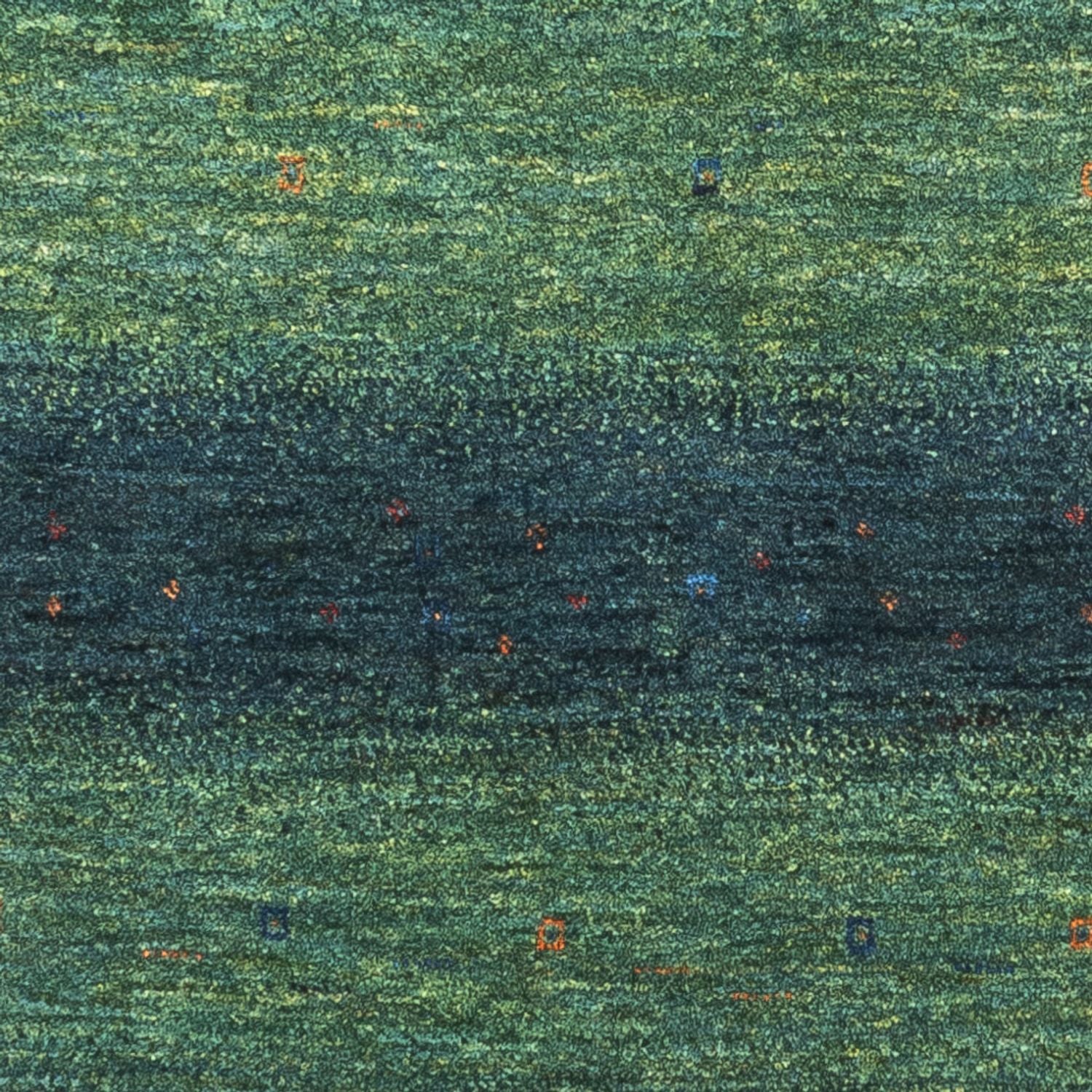 Tappeto Gabbeh - Loribaft Persero - 107 x 78 cm - verde