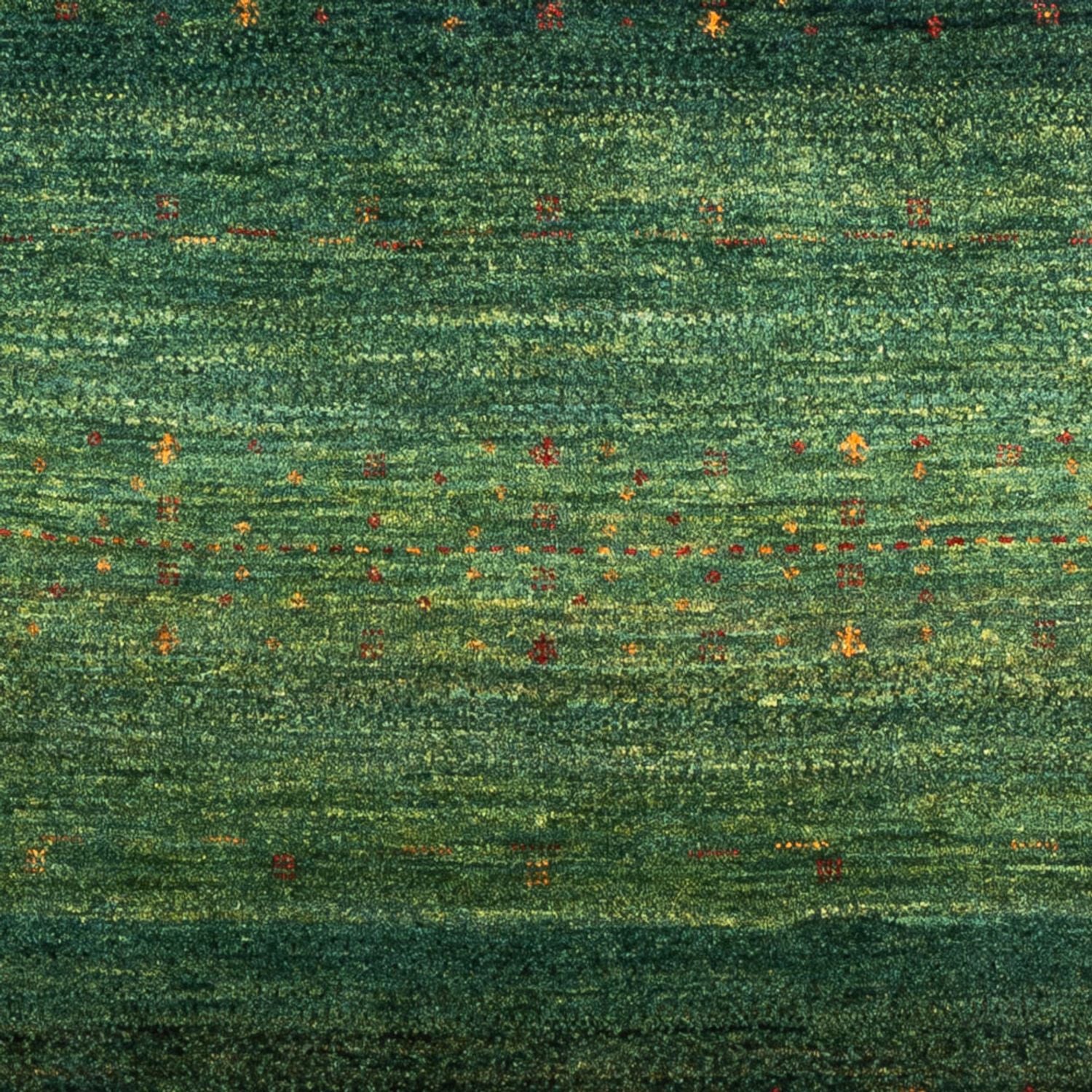 Tappeto Gabbeh - Loribaft Persero - 188 x 124 cm - verde