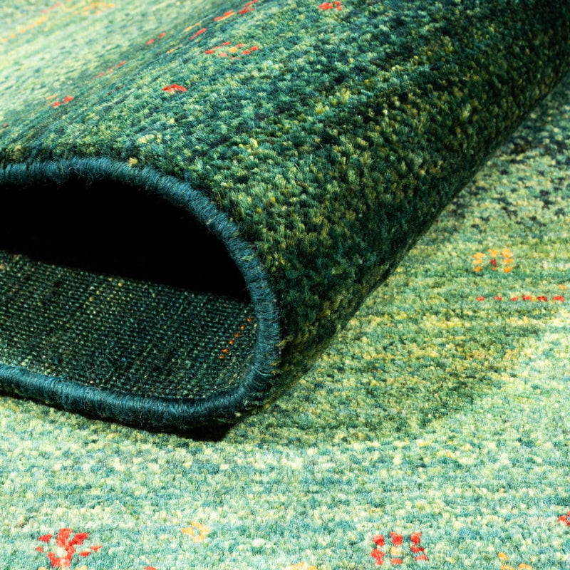 Tappeto Gabbeh - Loribaft Persero - 188 x 124 cm - verde