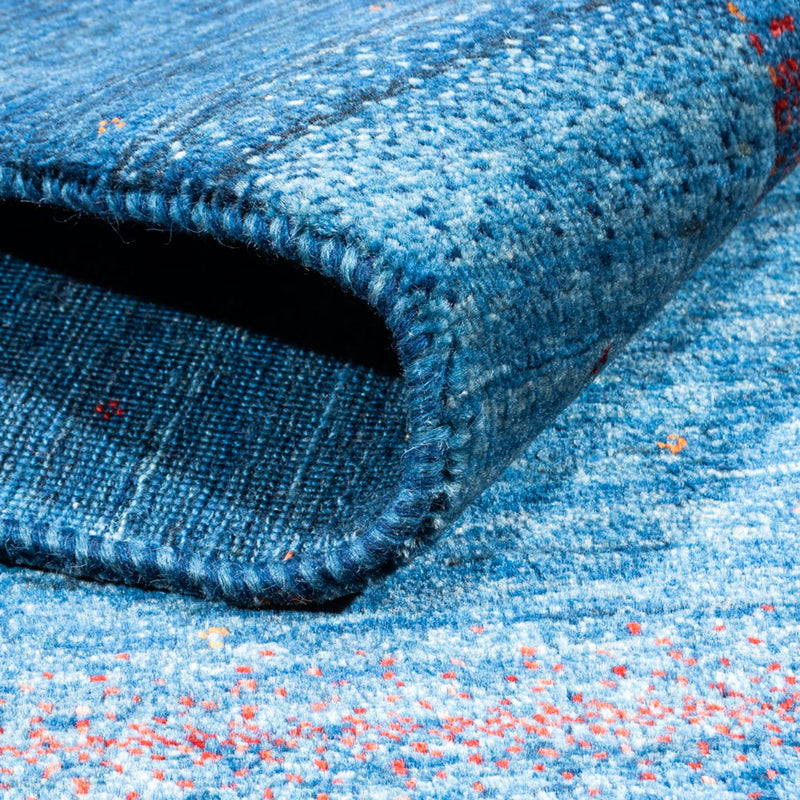 Tappeto Gabbeh - Loribaft Persero - 168 x 118 cm - blu